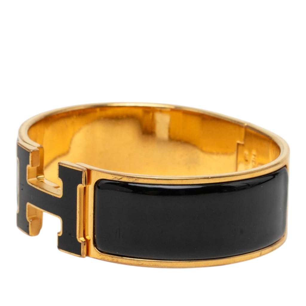 Hermès Wide Enamel Clic Clac H Bracelet PM