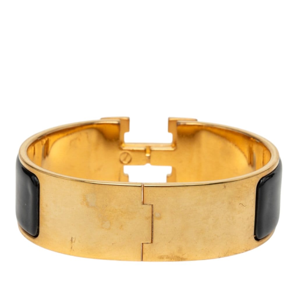 Hermès Wide Enamel Clic Clac H Bracelet PM