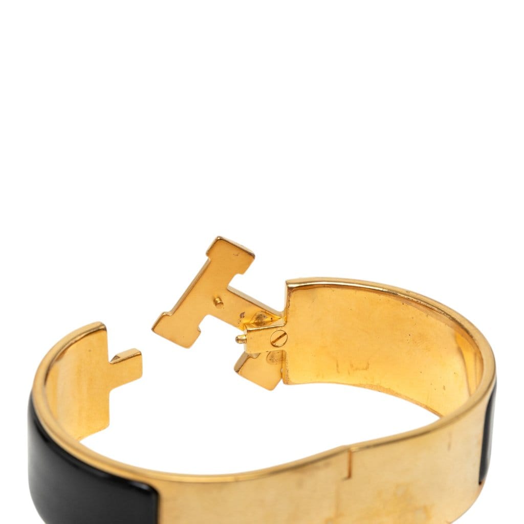 Hermès Wide Enamel Clic Clac H Bracelet PM