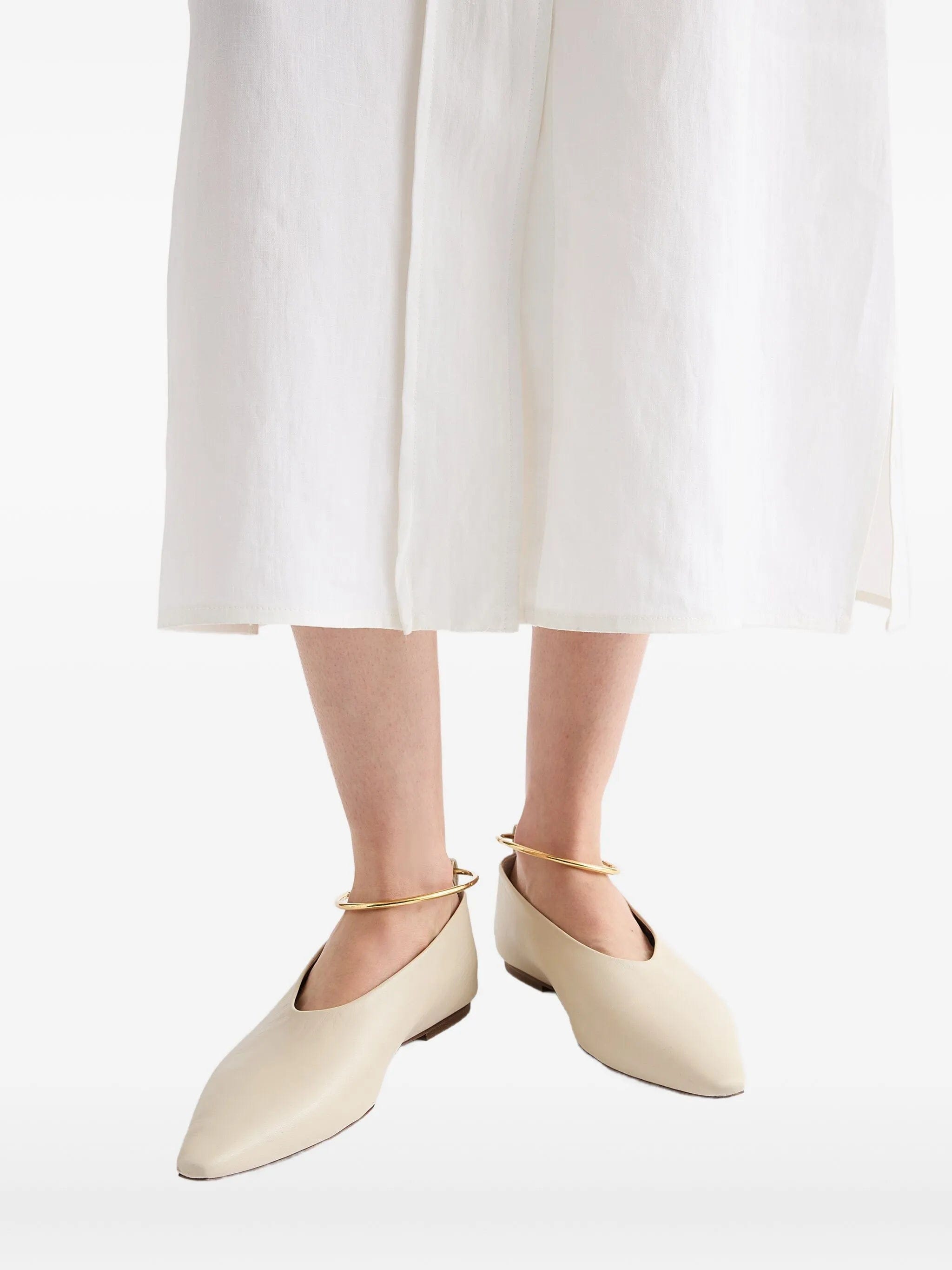 Jil Sander leather ballerina