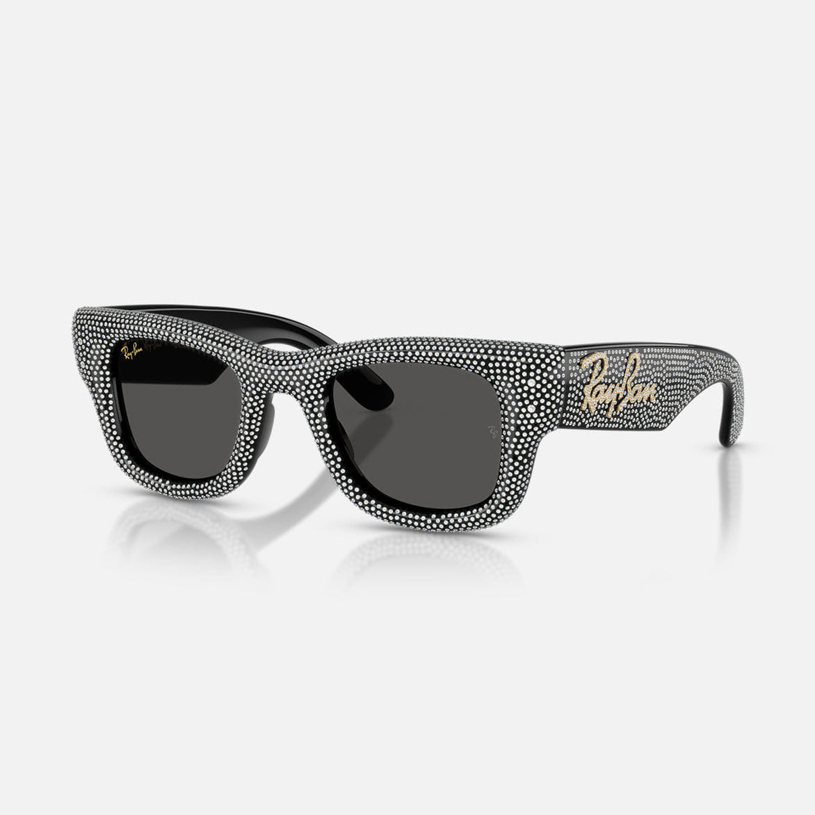 RAY-BAN A$AP ROCKY x RAY - BAN WAYFARER PUFFER CRYSTAL PAVÉ EDITION - BLACK