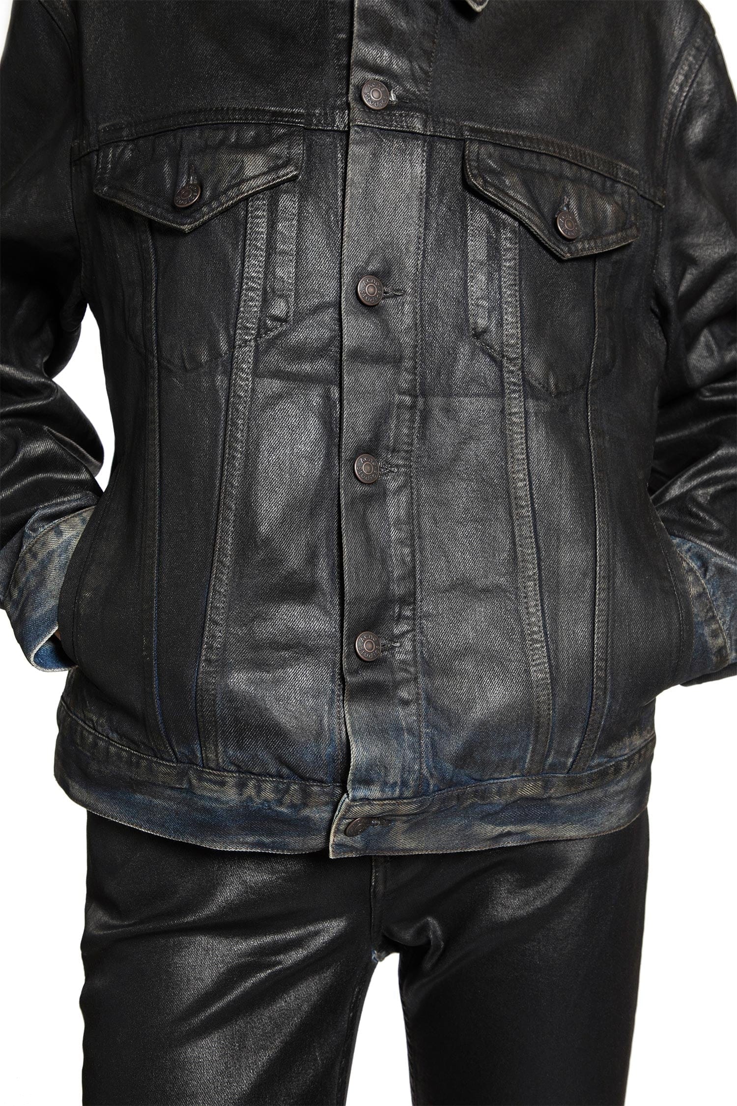 ACNE Studios Coated Denim Jacket