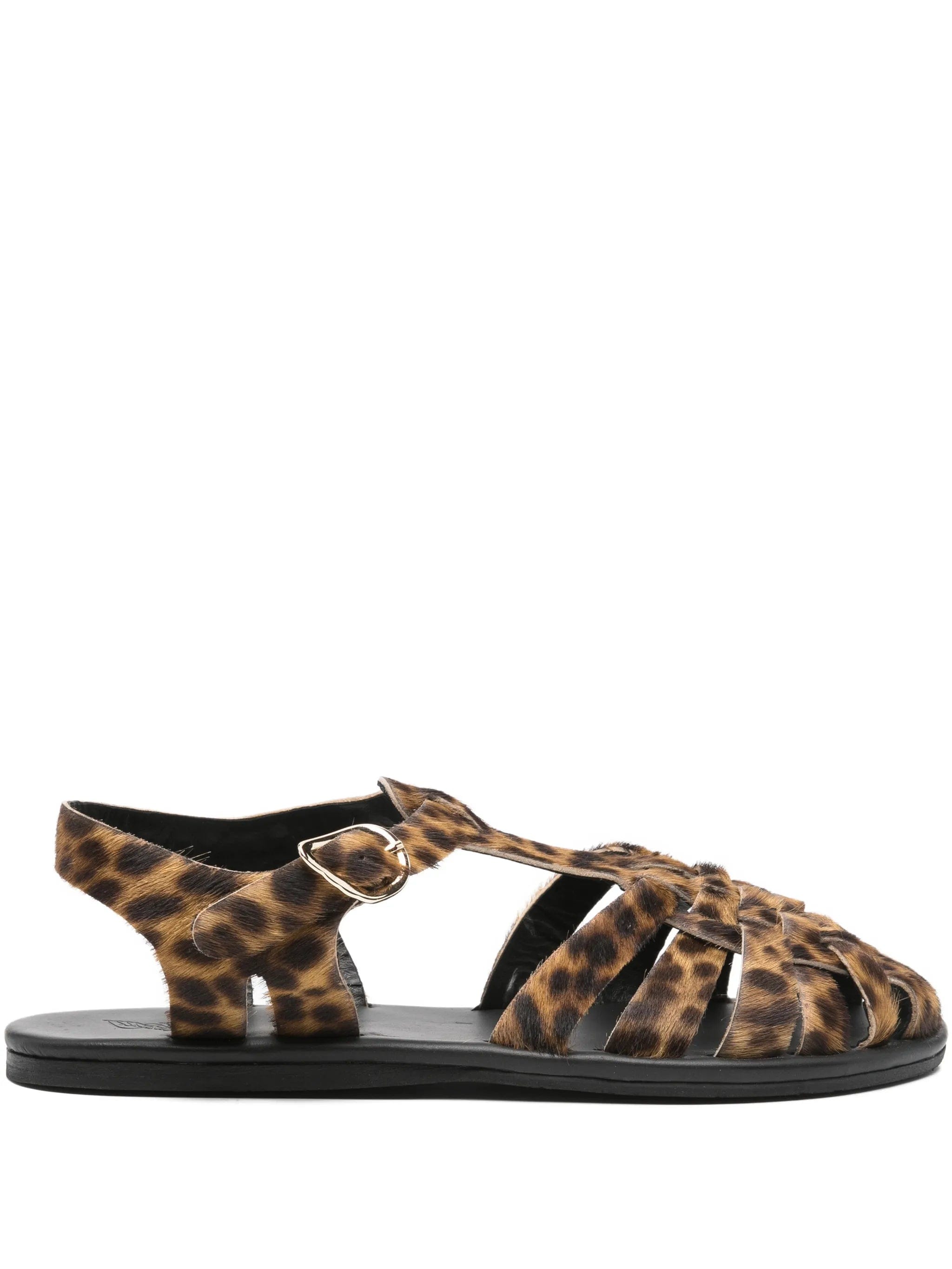 Ancient Greek Sandals Karina pony cage sandals
