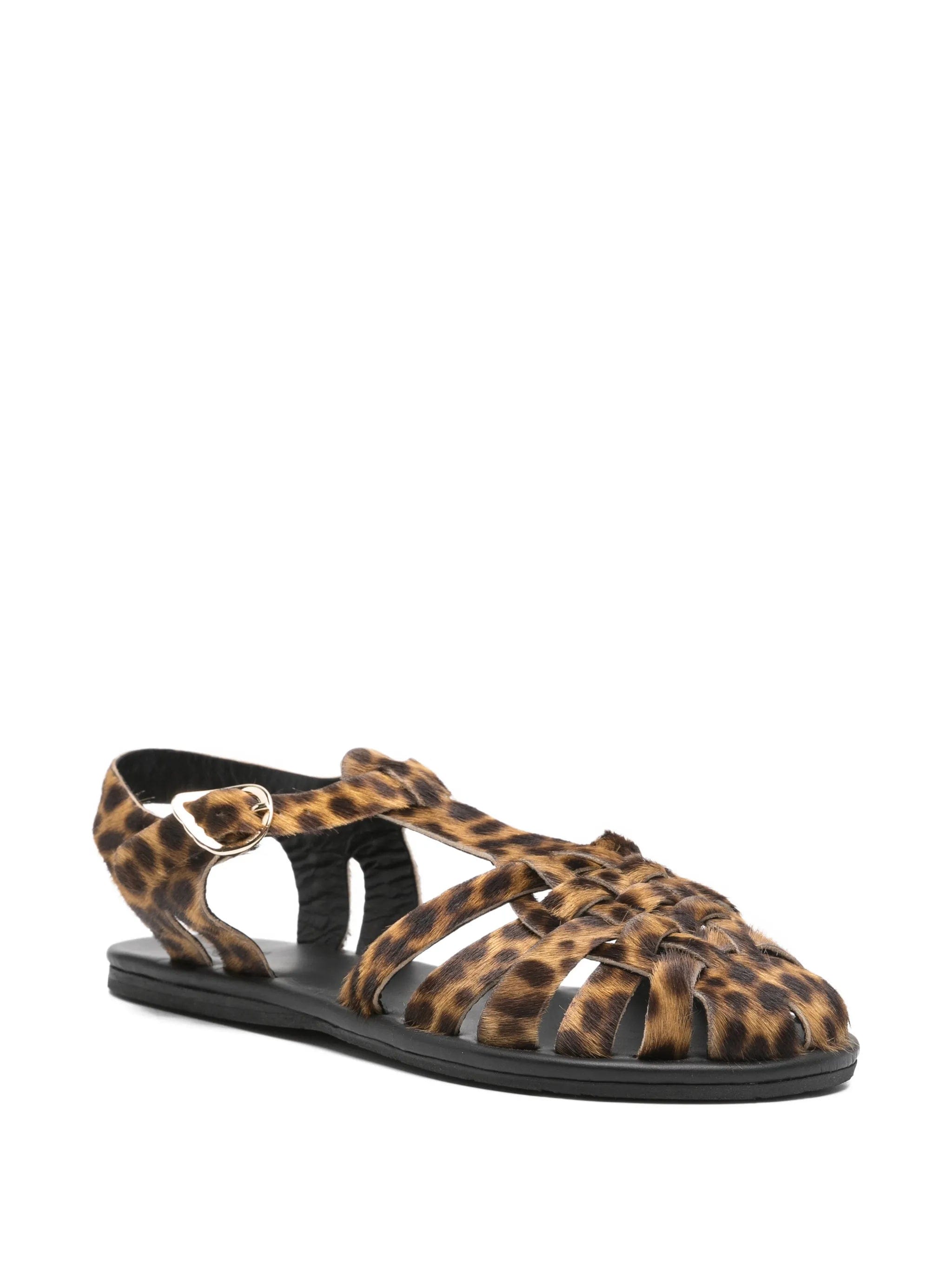 Ancient Greek Sandals Karina pony cage sandals