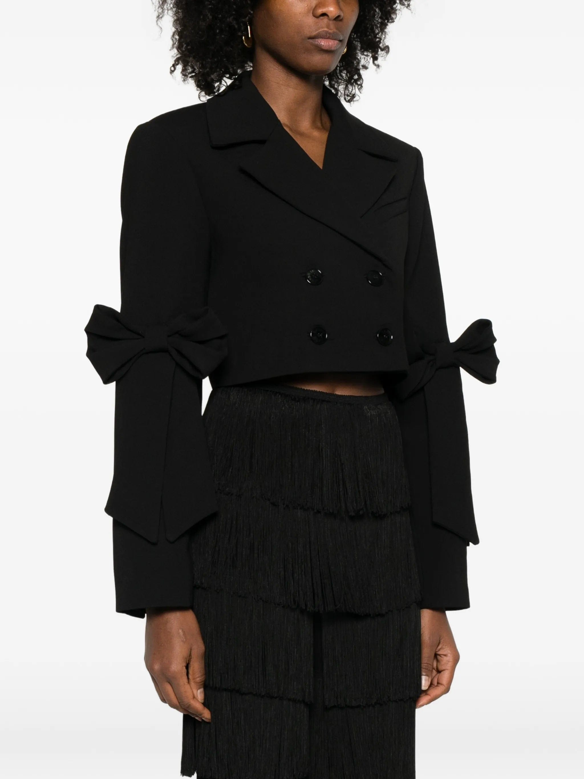 GANNI double - breasted jacket