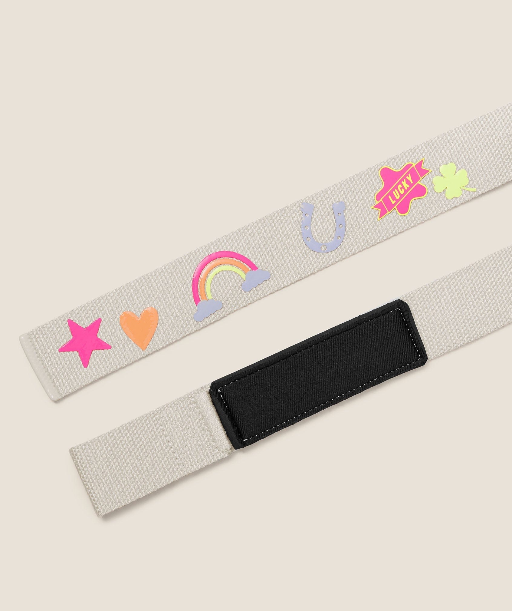Gymshark Women's Gymshark Lucky Graphic Silicone Lifting Straps Tinted White