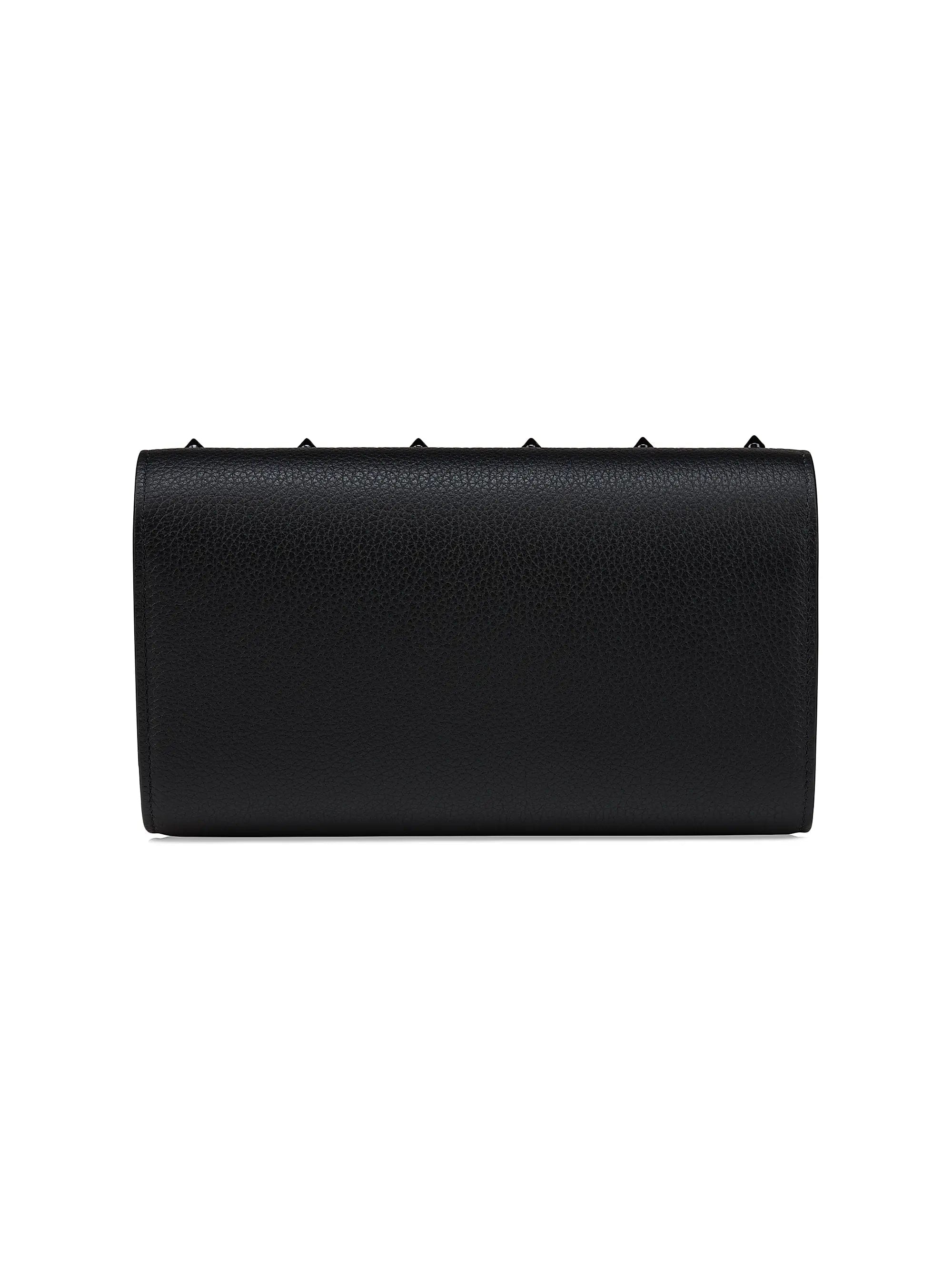 Christian Louboutin Paloma Grained Calf Leather Chain Wallet