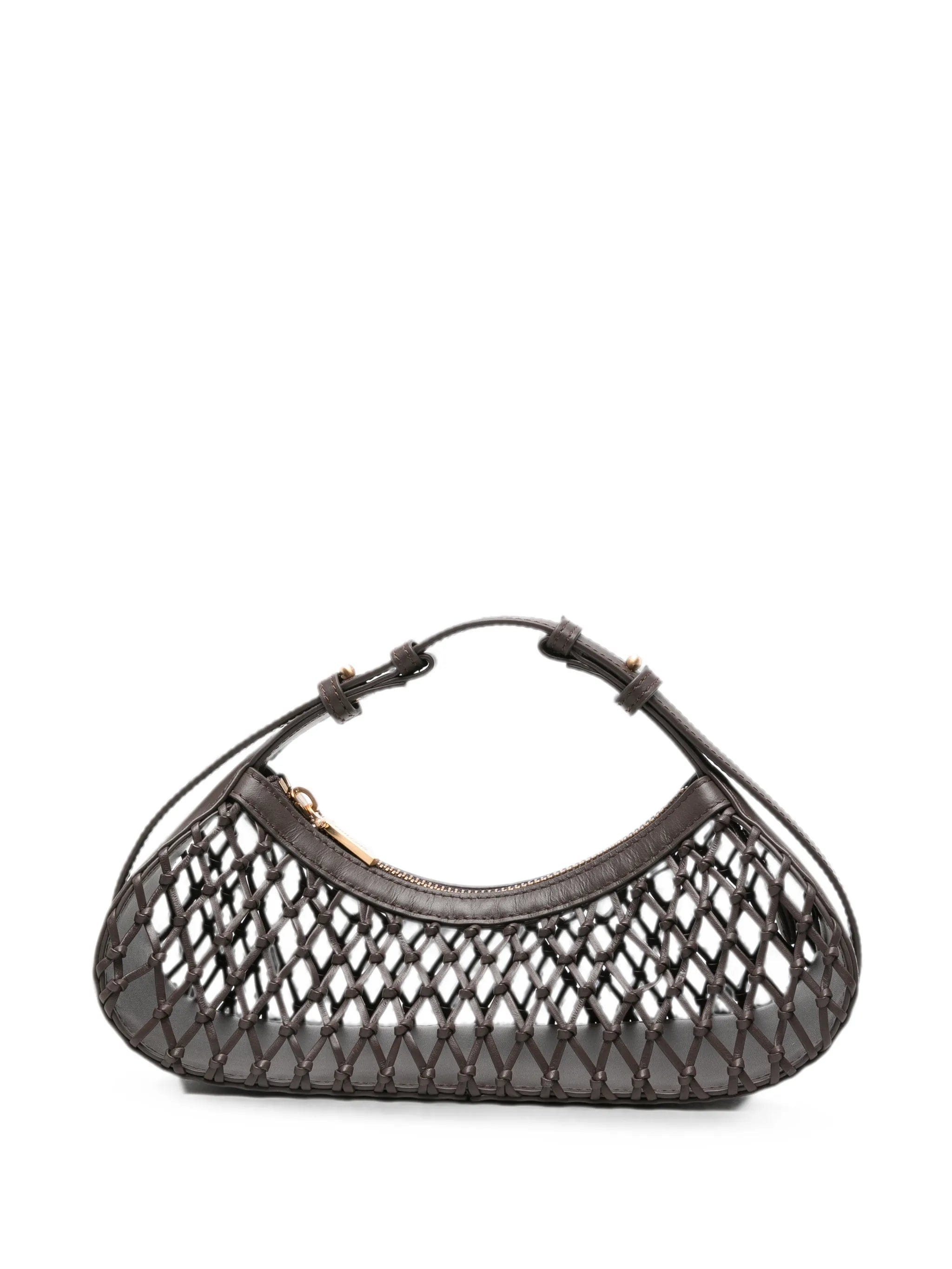 Cult Gaia Shala lattice shoulder bag