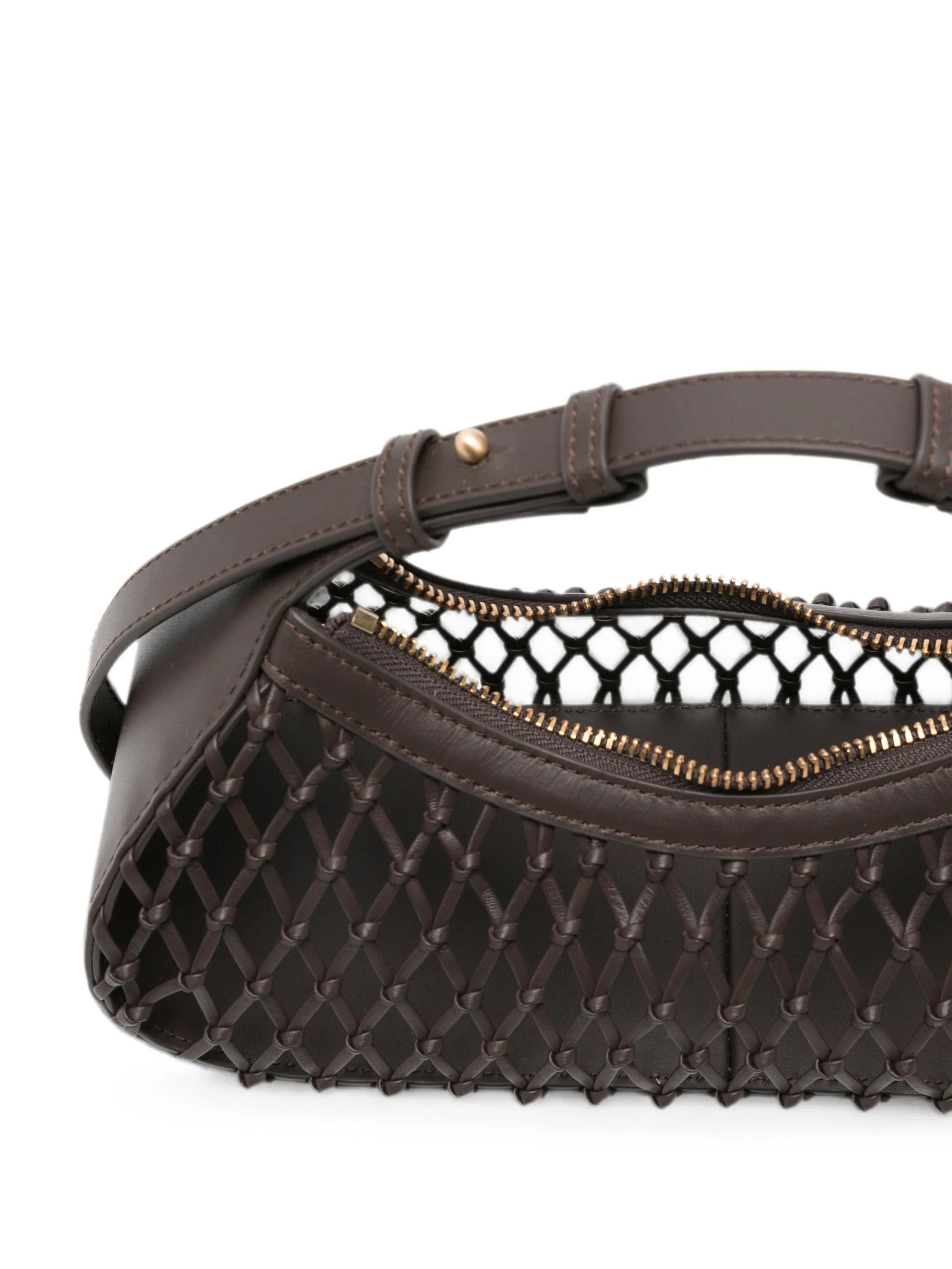 Cult Gaia Shala lattice shoulder bag