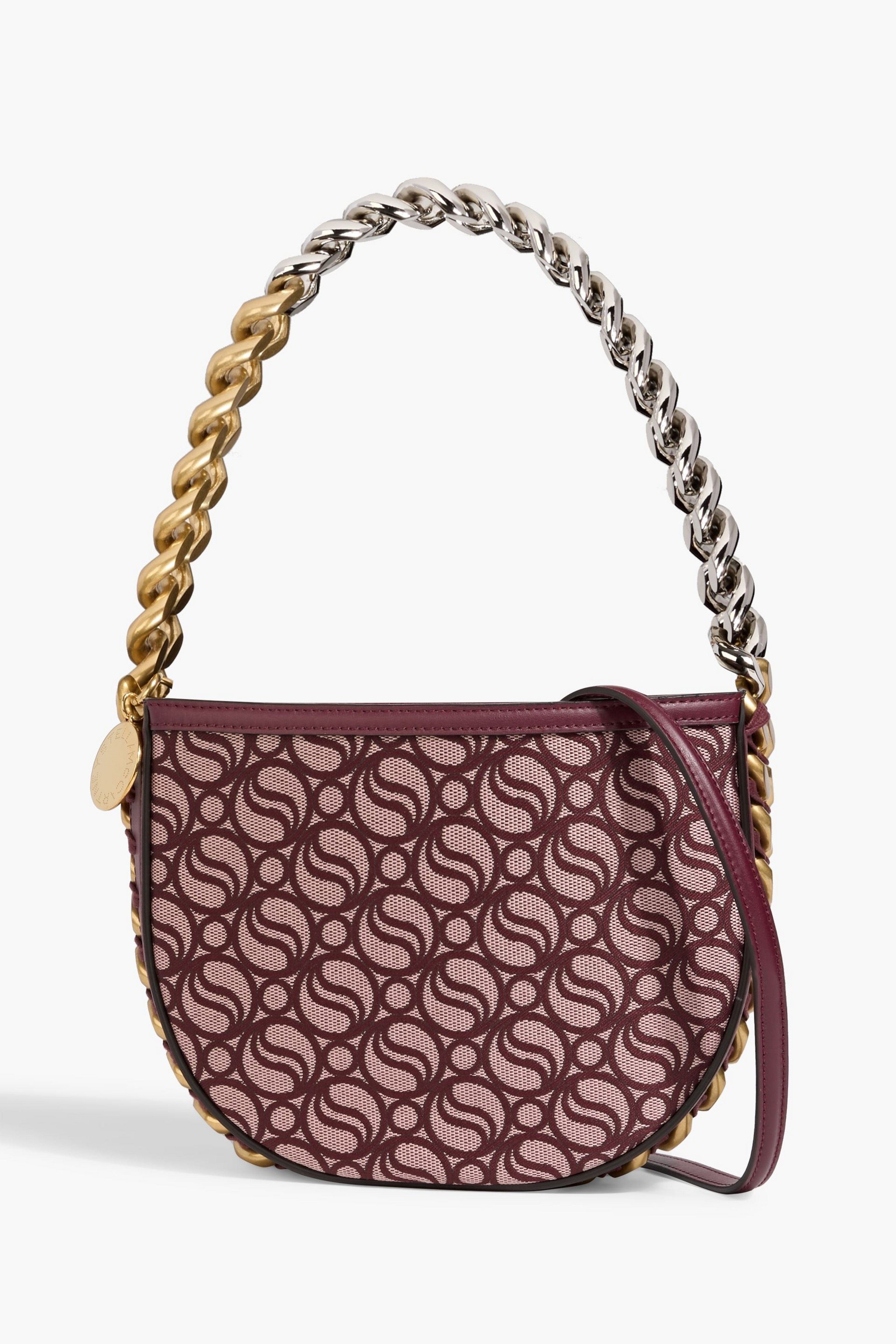 Stella Mccartney Frayme S - Wave Jacquard Shoulder Bag