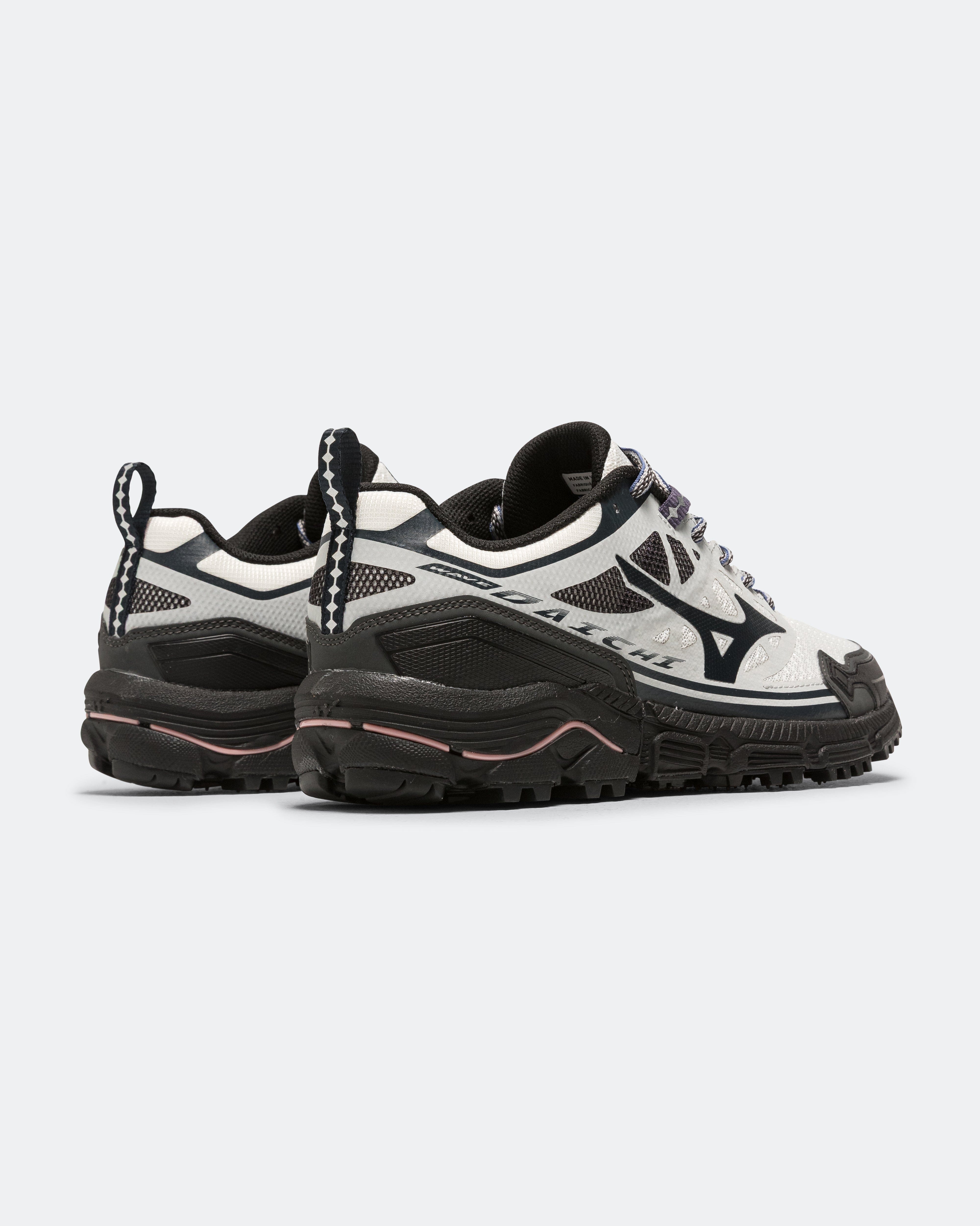 Mizuno Wave Daichi LS - Snow White/Carbon - Black