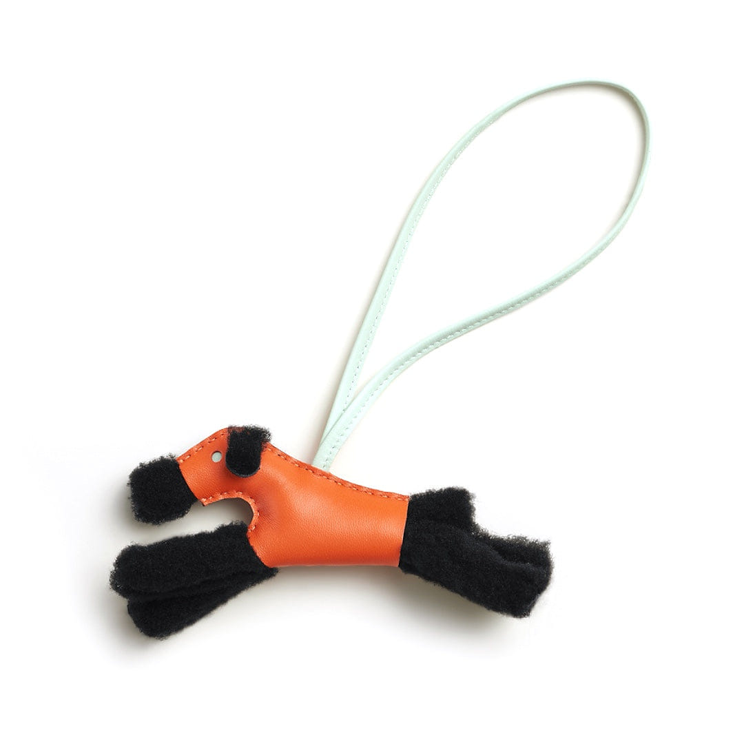 Hermès Budy Charm - Noir/Feu/Vert Peppermint