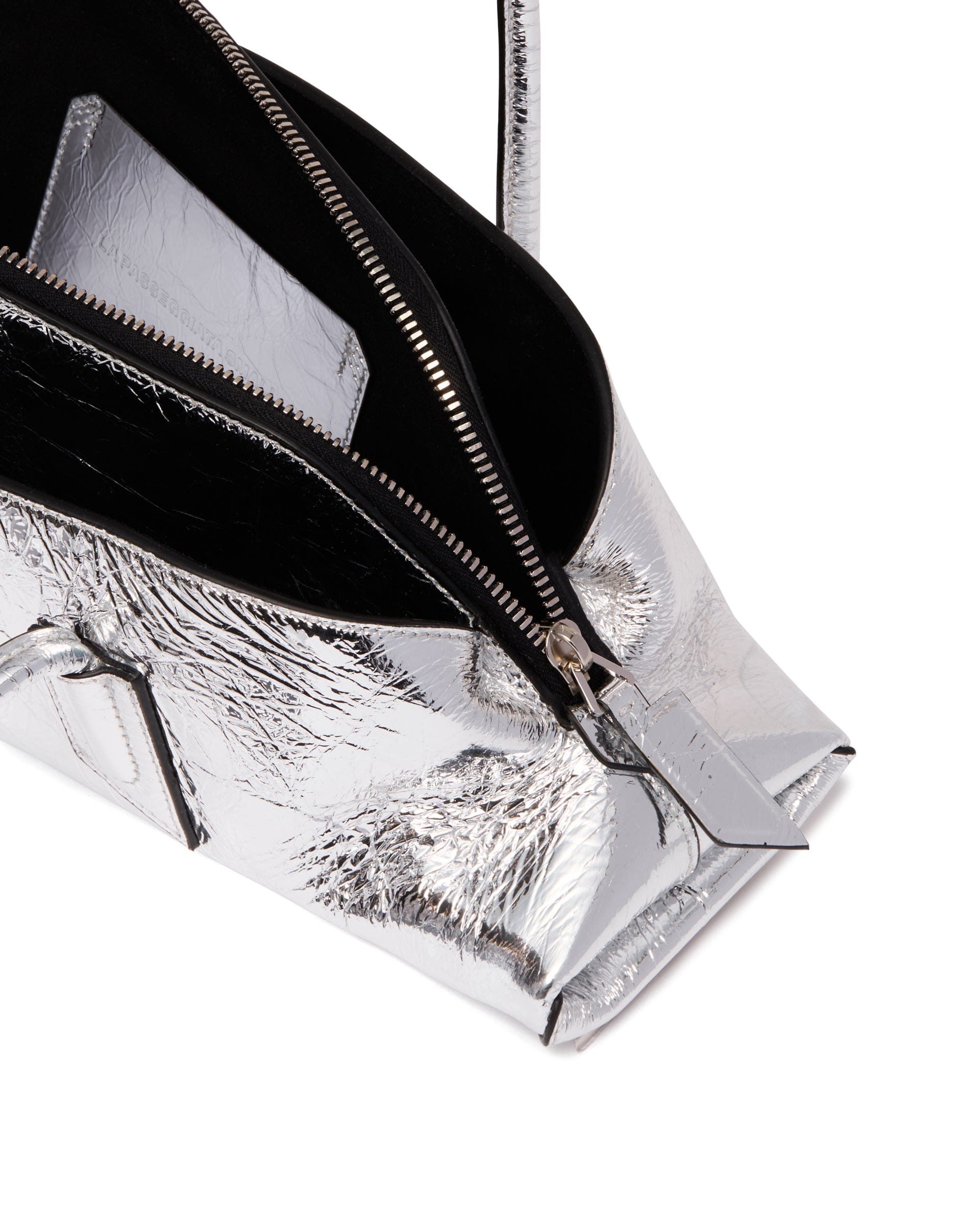 THE Attico Borsa La Passeggiata Small Argento