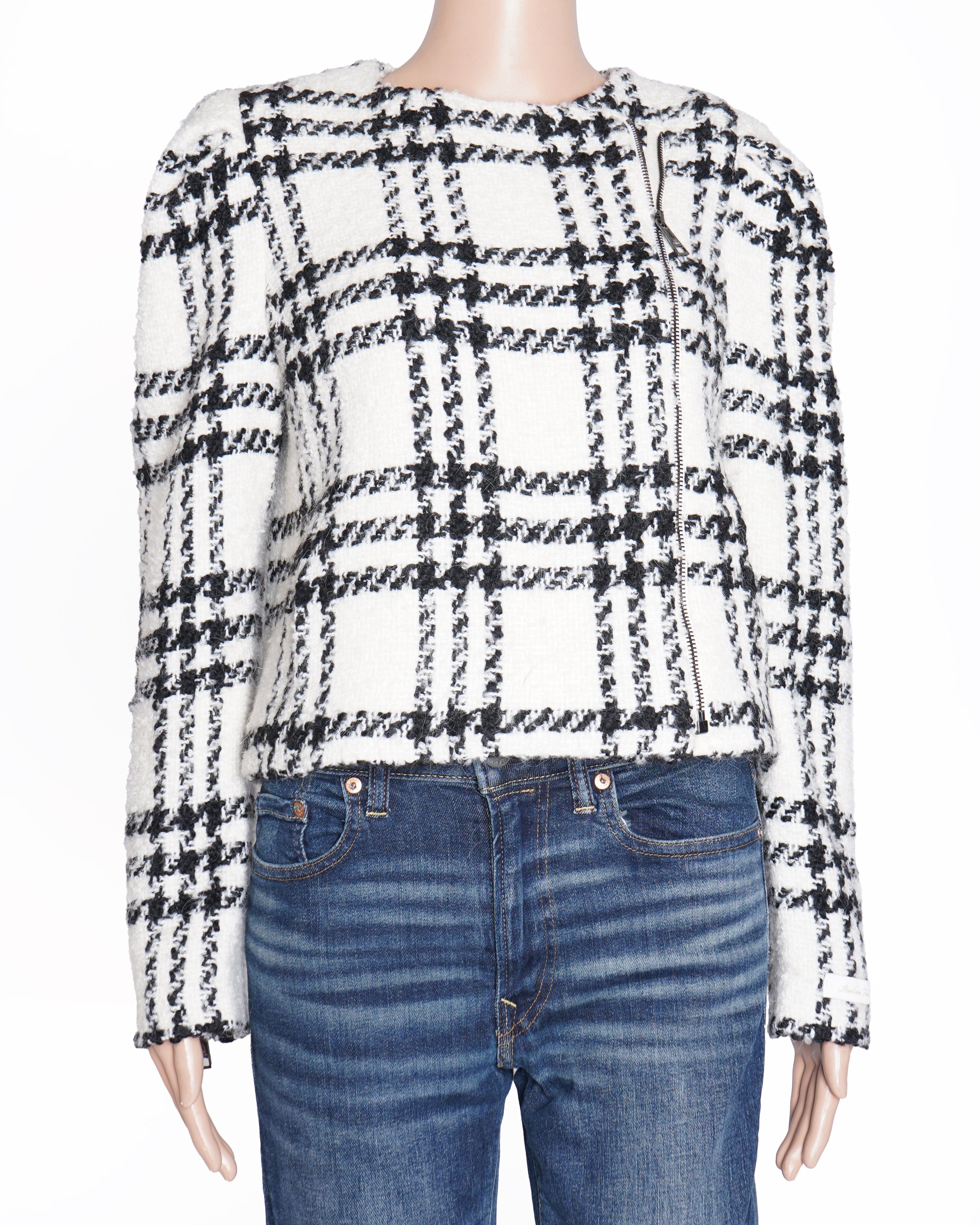 Ted Baker New Ted Baker Women's Cropped Jacket With Exaggerated Shoulder