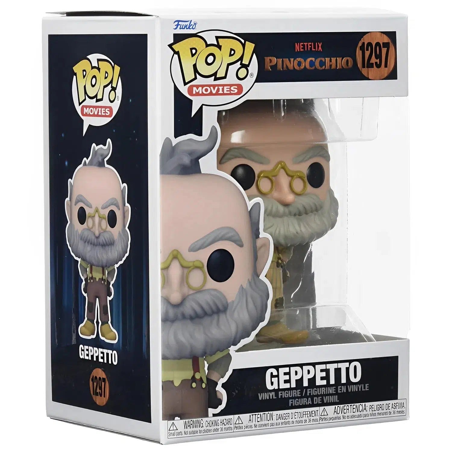 Funko Netflix's Pinocchio - Geppetto Figure (#1297) - Funko - Pop! Movies Series