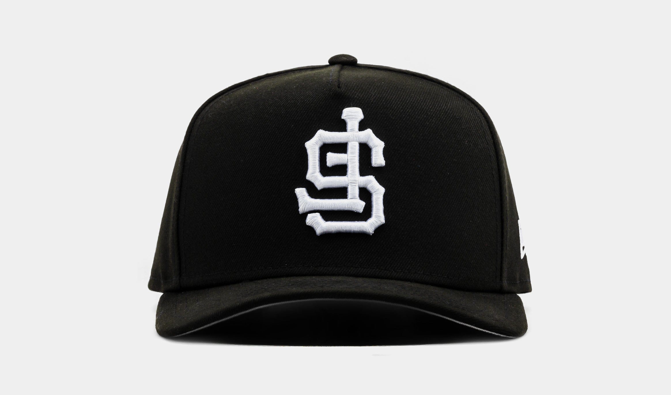 NEW ERA Shoe Palace Exclusive San Francisco Giants Upside Down 950AF Curve Snapback Mens Hat (Black/White)