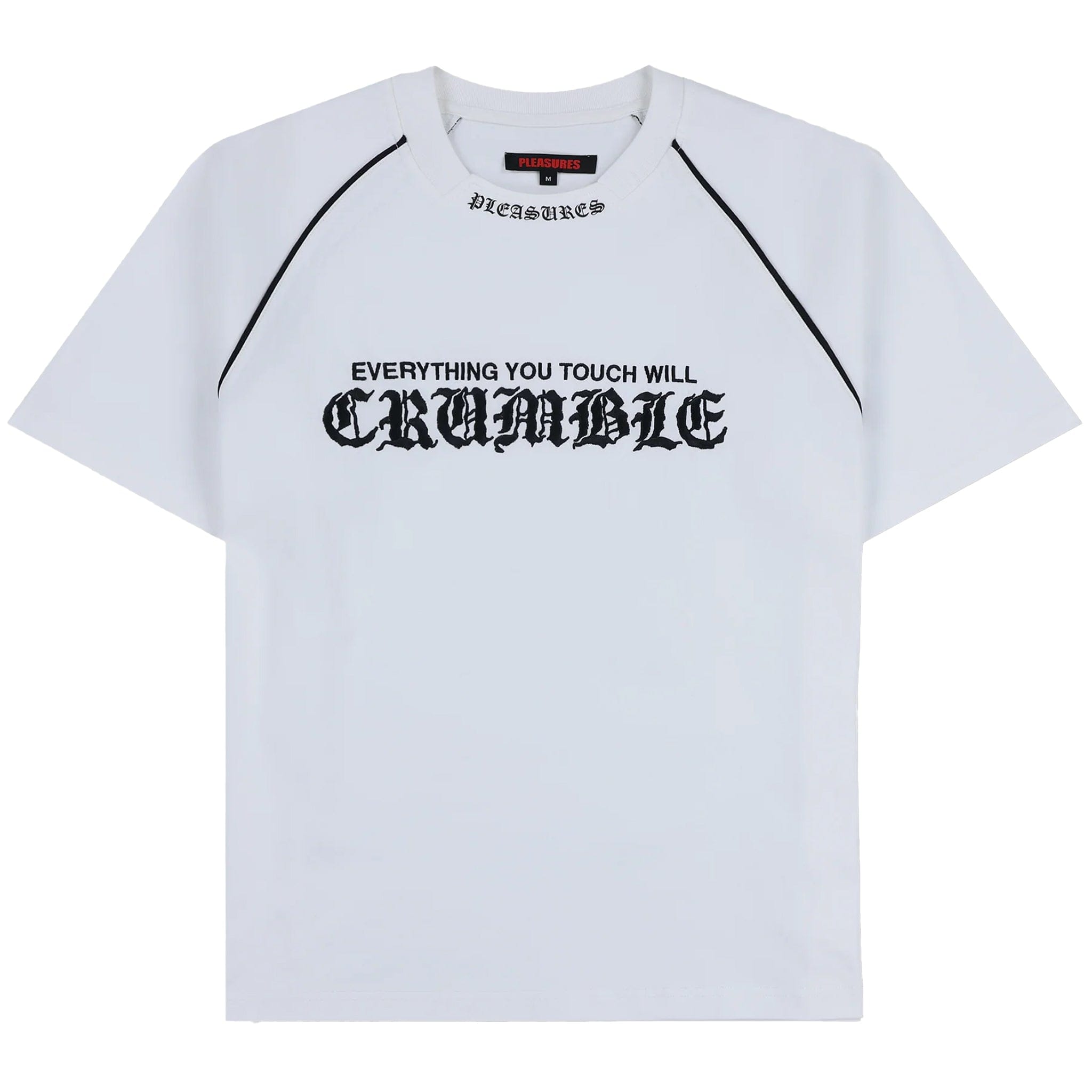 Pleasures CRUMBLE HEAVYWEIGHT RAGLAN (WHITE)