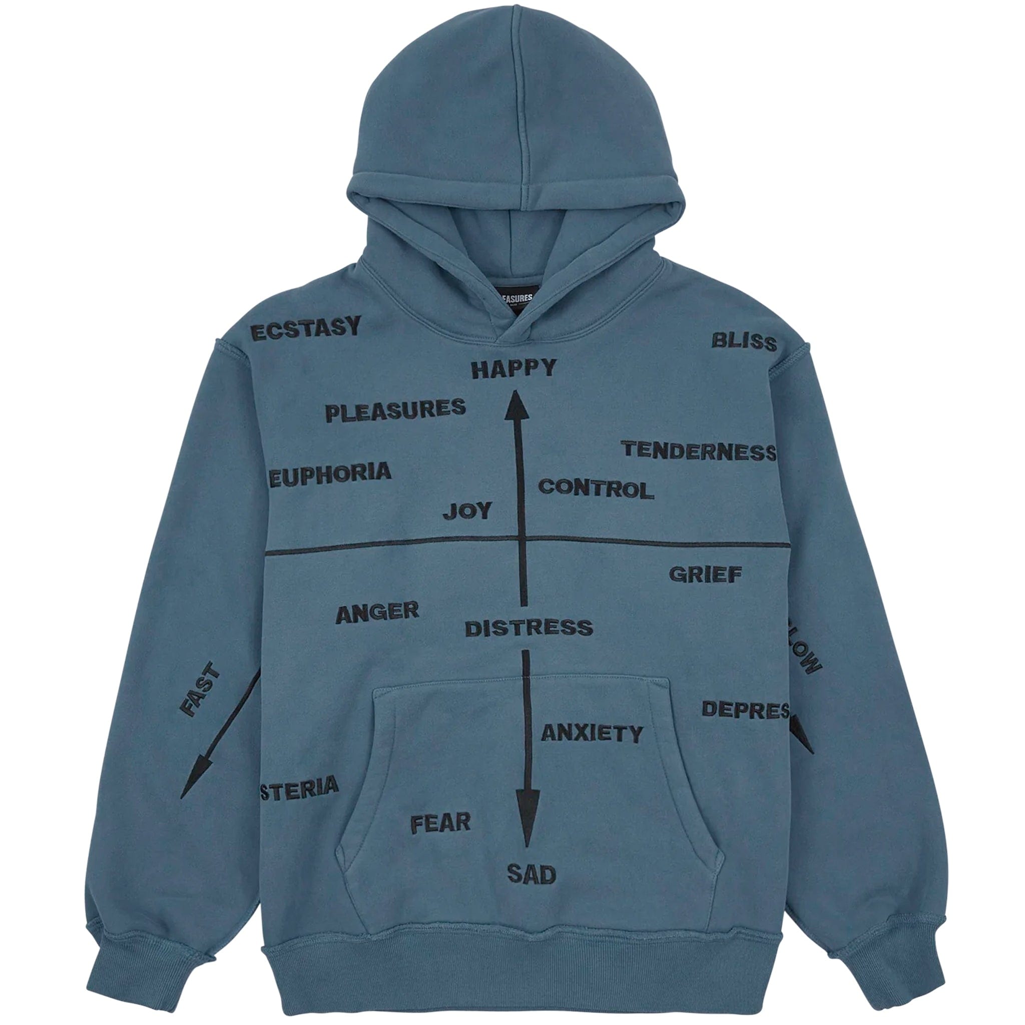 Pleasures Hysteria Hoodie (Shark Blue)