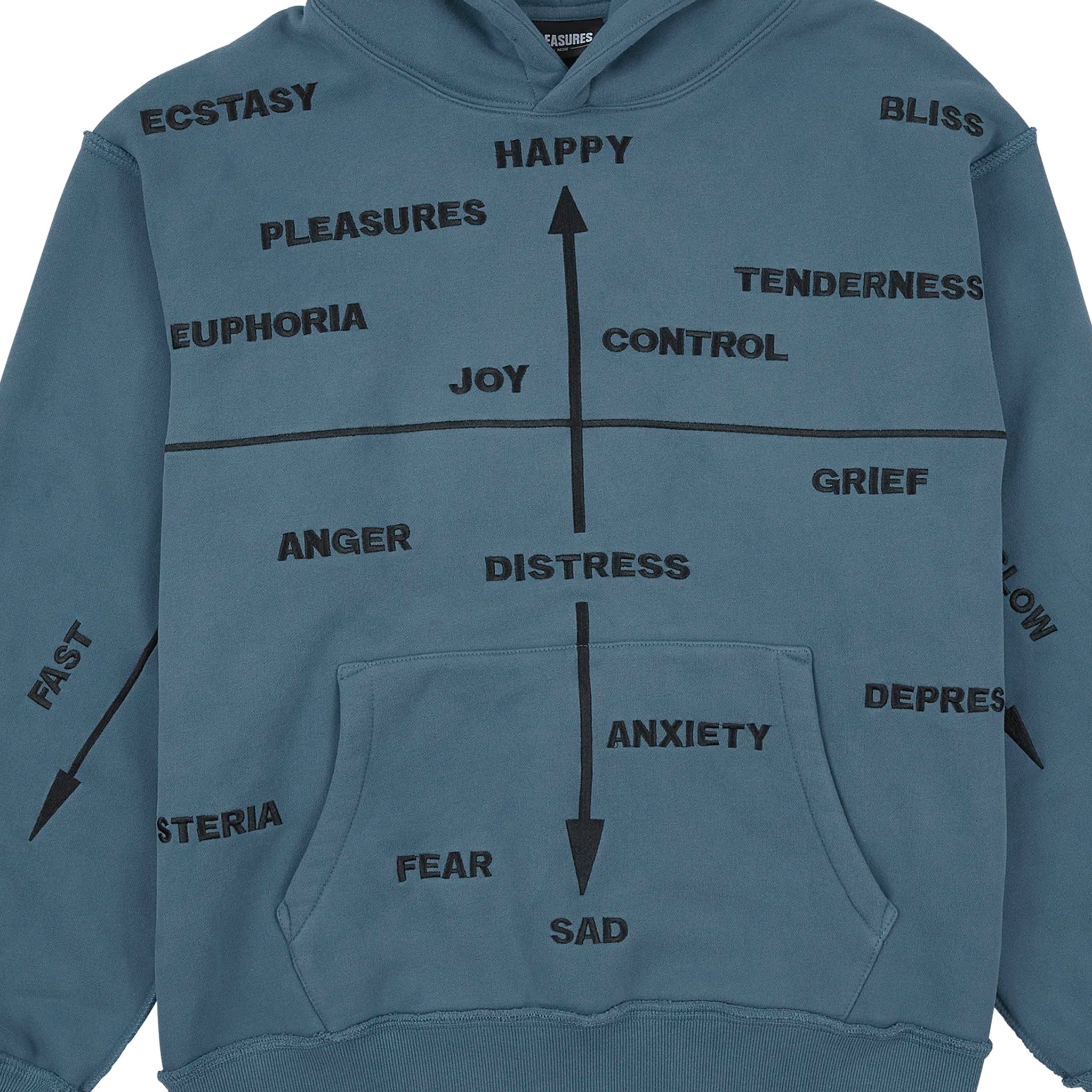 Pleasures Hysteria Hoodie (Shark Blue)