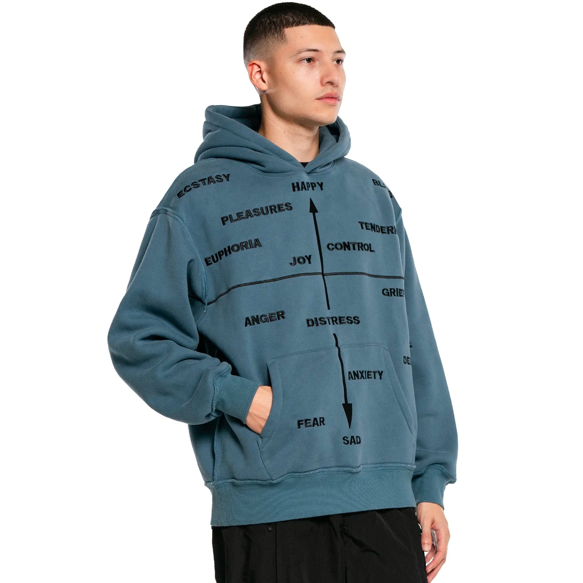 Pleasures Hysteria Hoodie (Shark Blue)