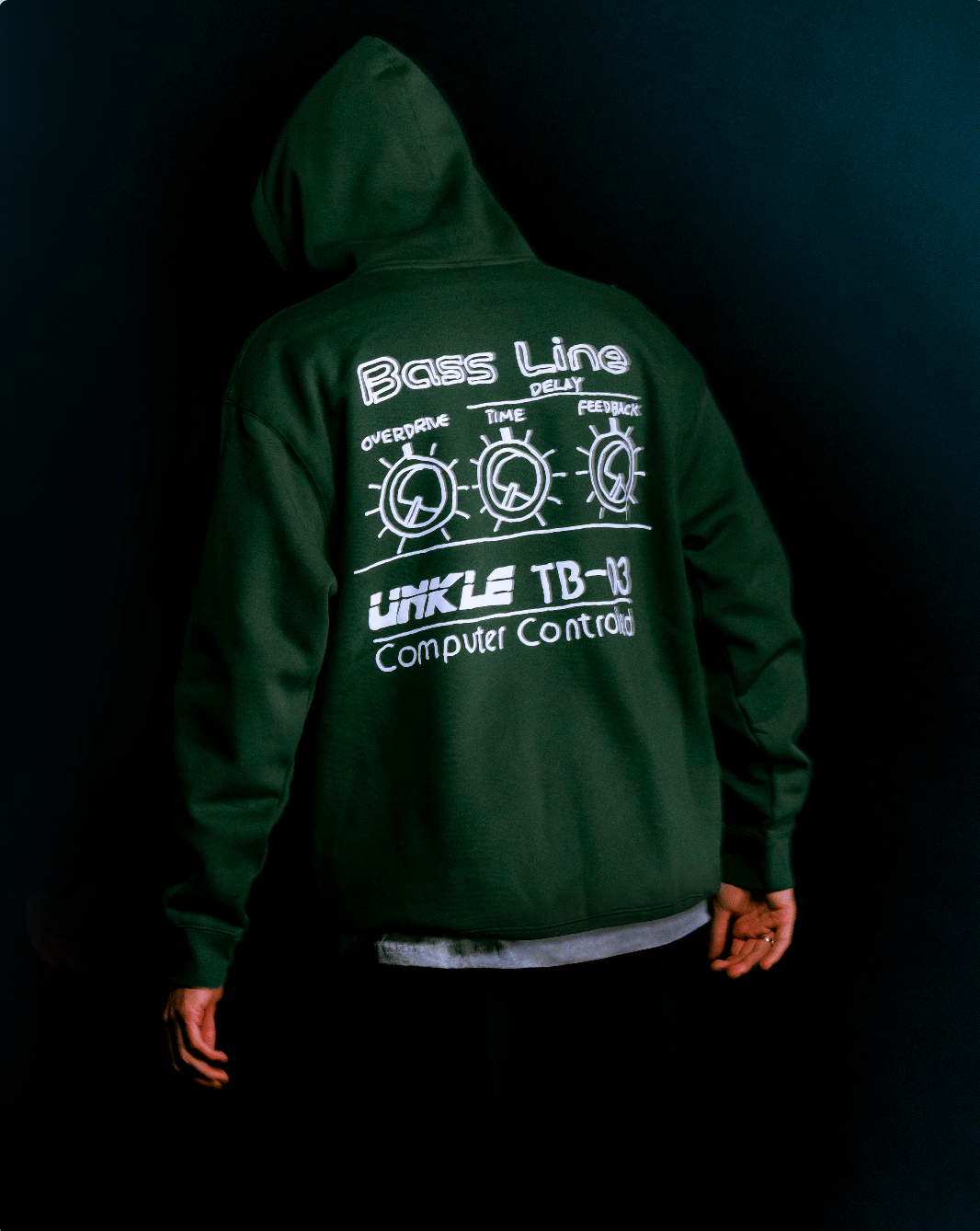 PLEASURES x UNKLE x ROLAND TB - 03 HOODIE