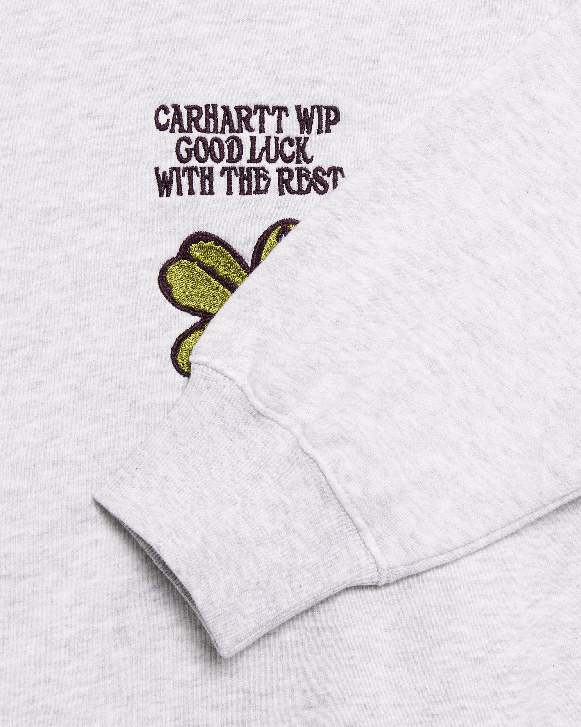 Carhartt WIP Sudadera bordado Relaxed Carhartt WIP Clover Good Luck With The Rest Unisex
