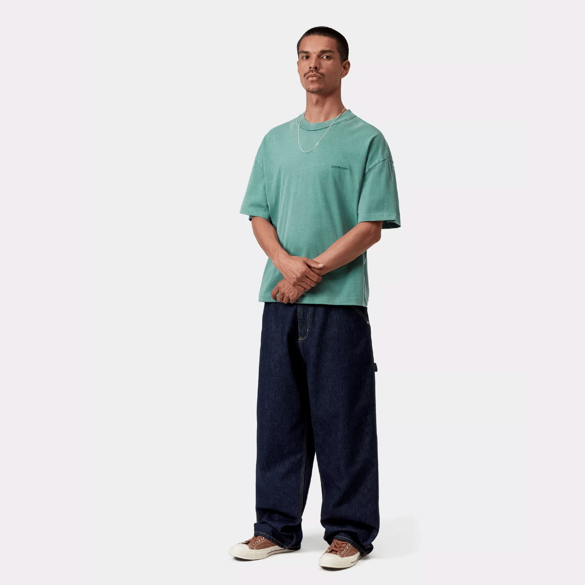 Carhartt WIP S/S Benton T-Shirt (LILY GARMENT DYED)