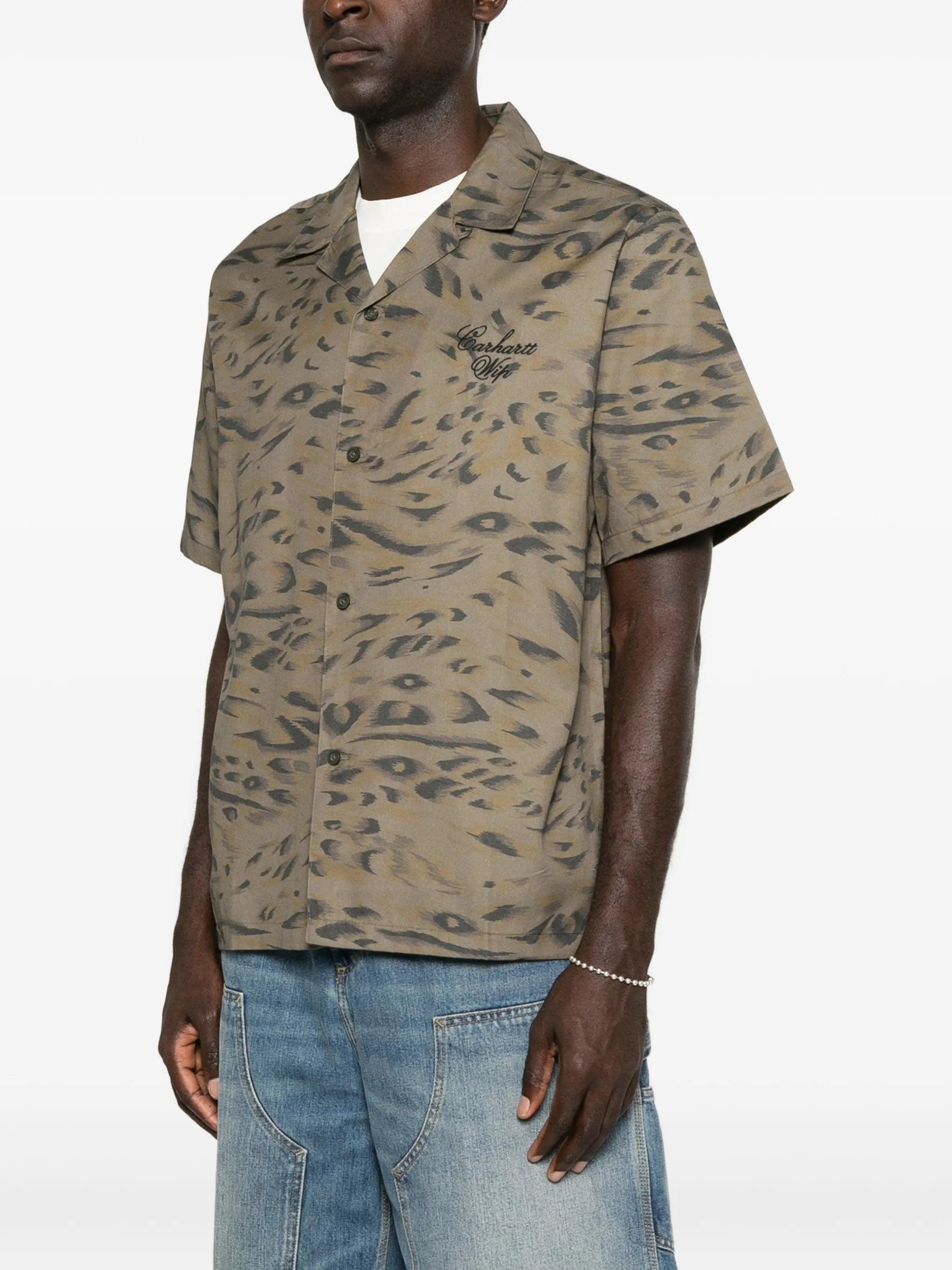 Carhartt WIP Travon embroidered - logo shirt