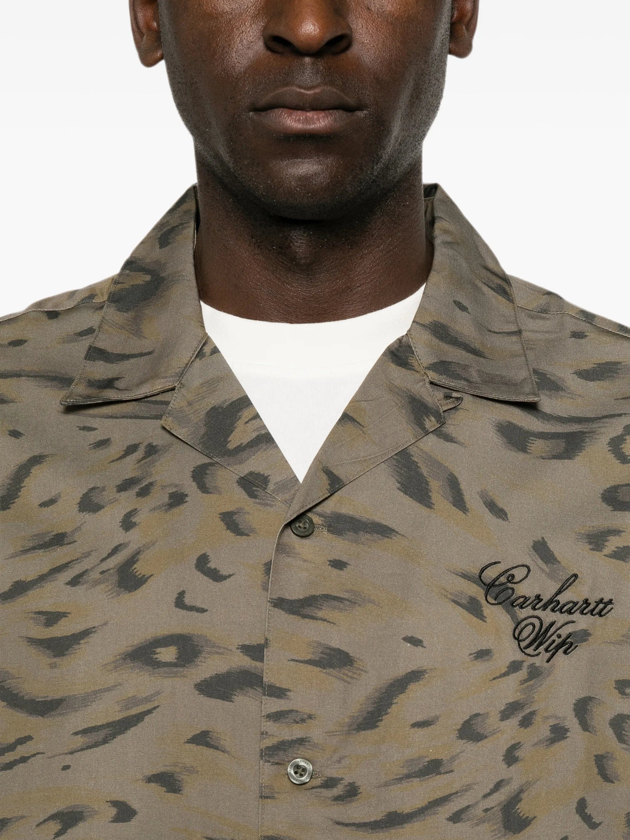 Carhartt WIP Travon embroidered - logo shirt
