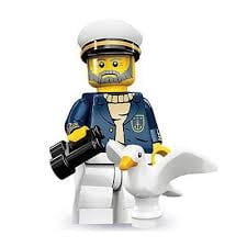 LEGO MINIFIG Sea Captain, Series 10 col10 - 10