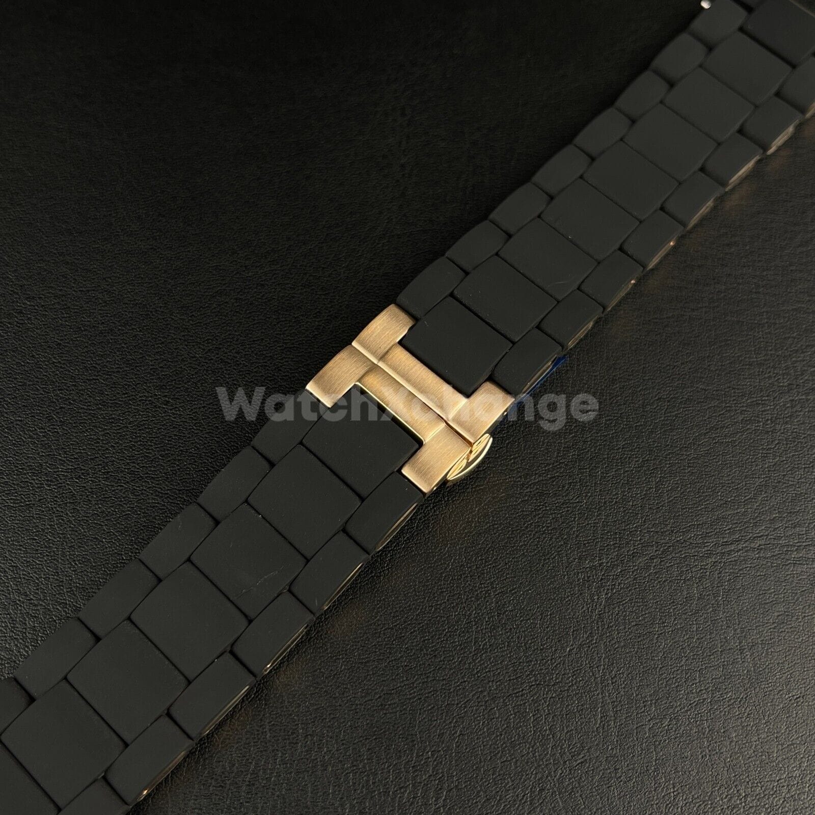 Emporio Armani Black 20 23 mm RUBBER/STEEL Strap Band Bracelet fit Emporio Armani AR5905 AR5906