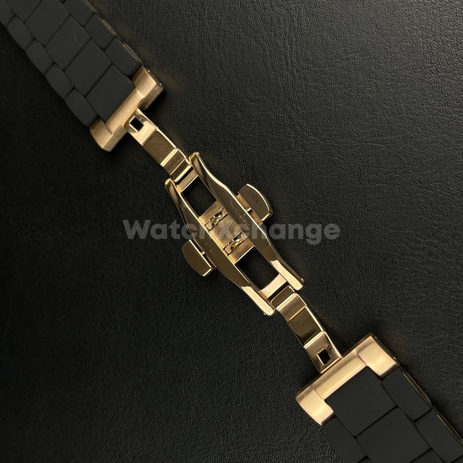 Emporio Armani Black 20 23 mm RUBBER/STEEL Strap Band Bracelet fit Emporio Armani AR5905 AR5906