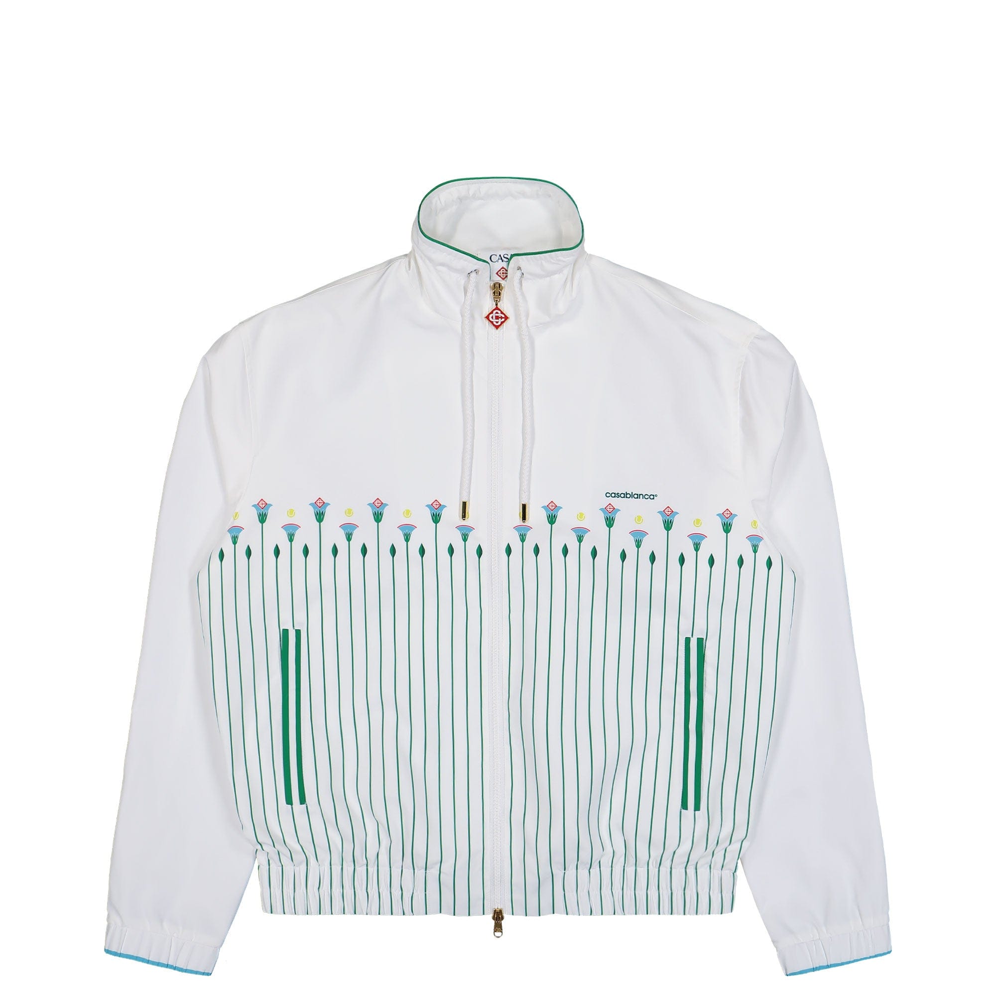 Casablanca Printed Windbreaker Jacket