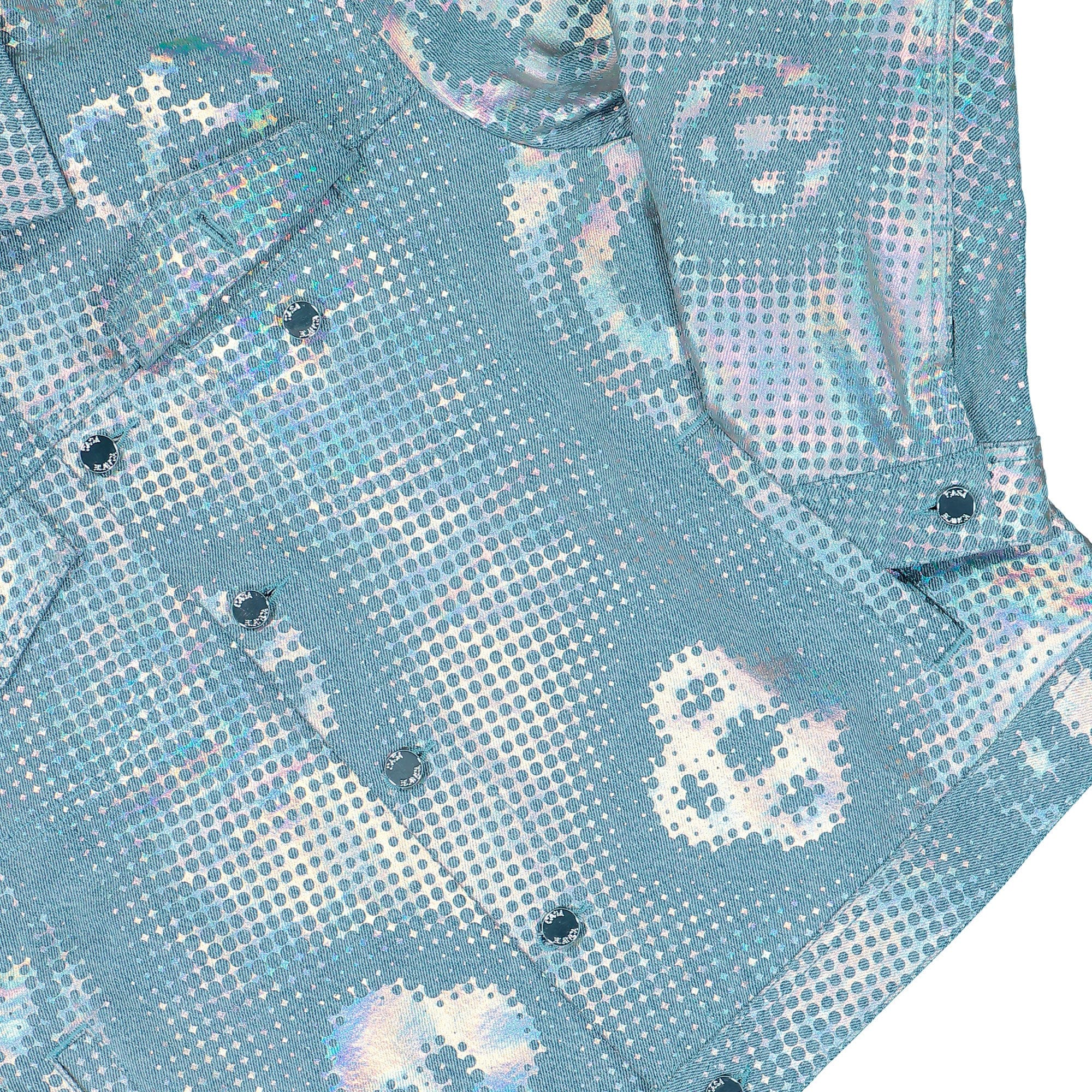 Casablanca Pearlescent Monogram Denim Jacket