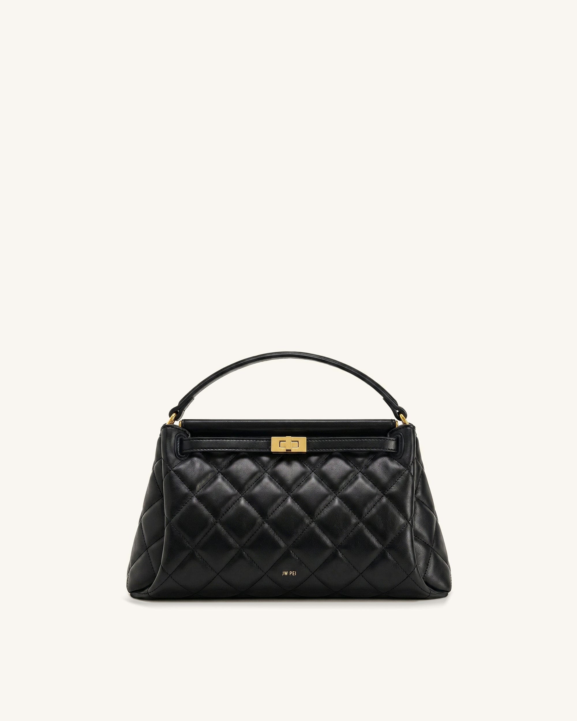 Jw Pei Carmen Quiltingtop Handle Bag Jet Black