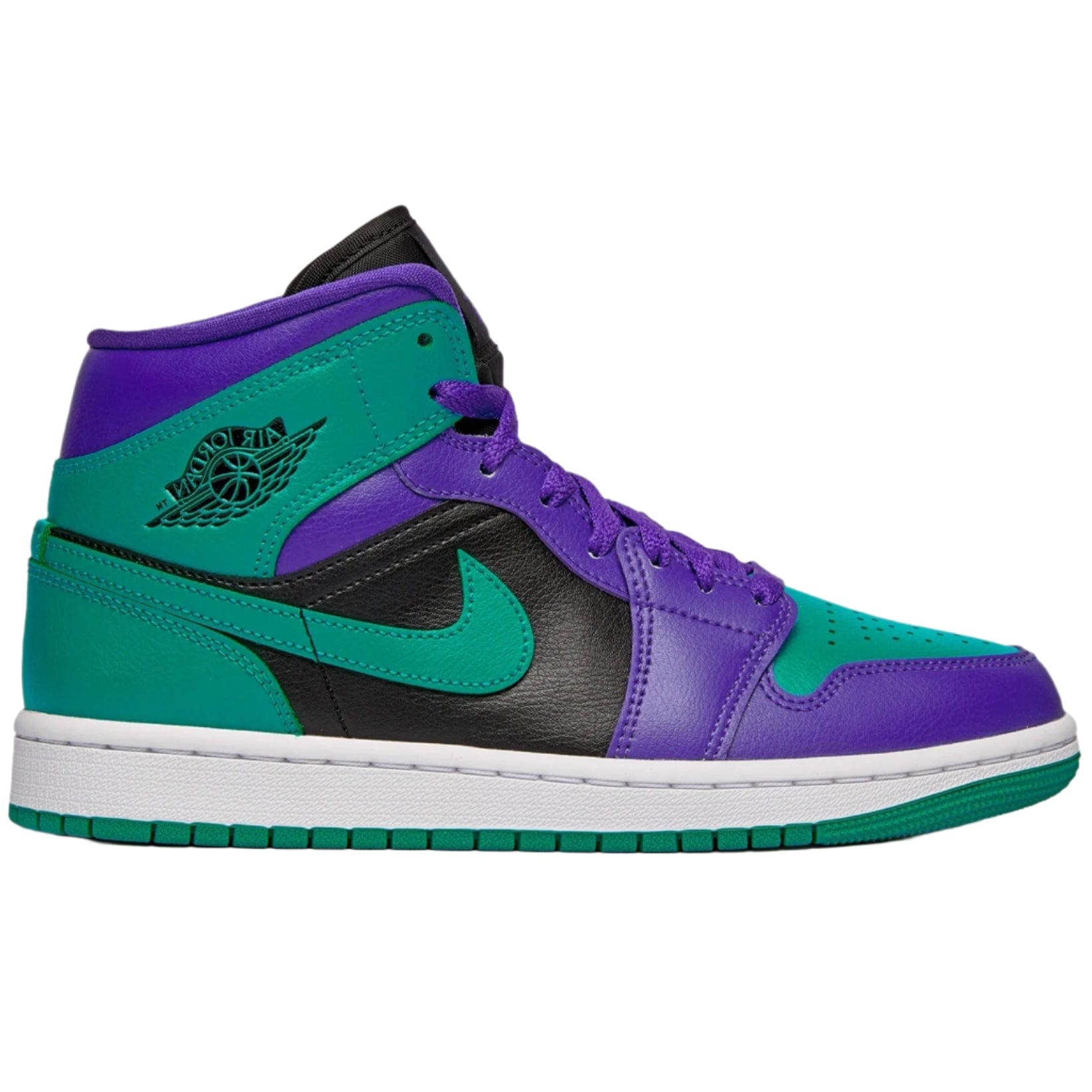 Jaber Jordan 1 Mid Black Grape (Women's)