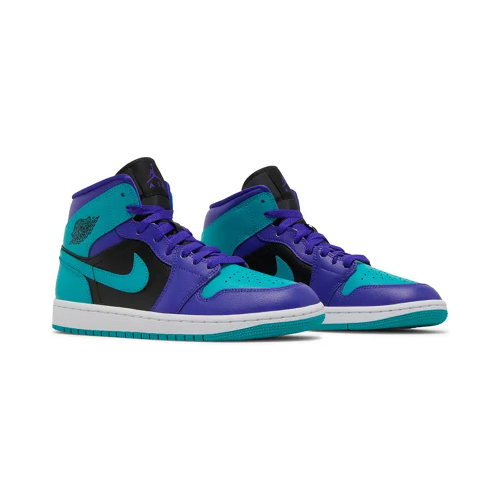 Jaber Jordan 1 Mid Black Grape (Women's)