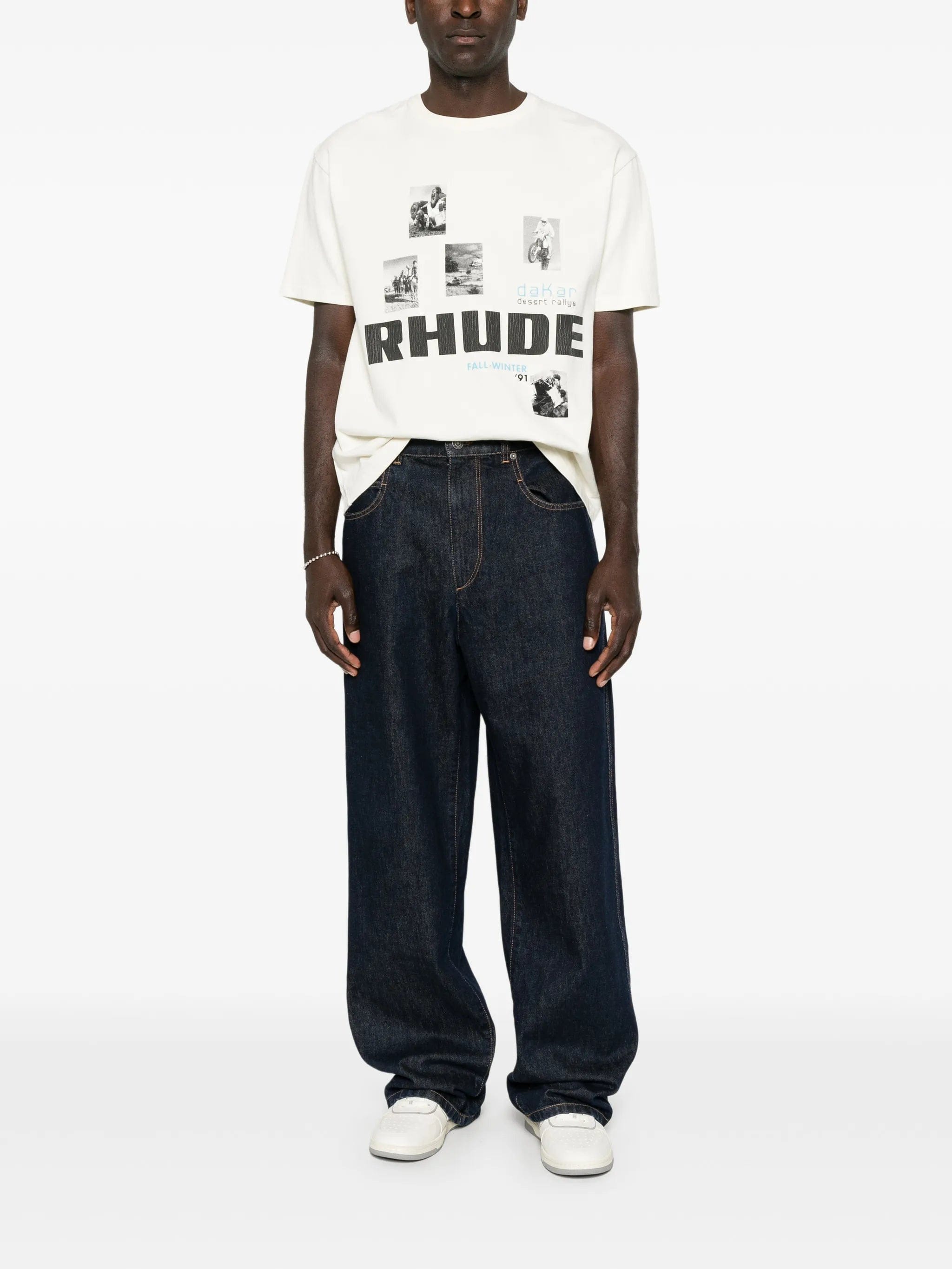 RHUDE graphic - print T - shirt