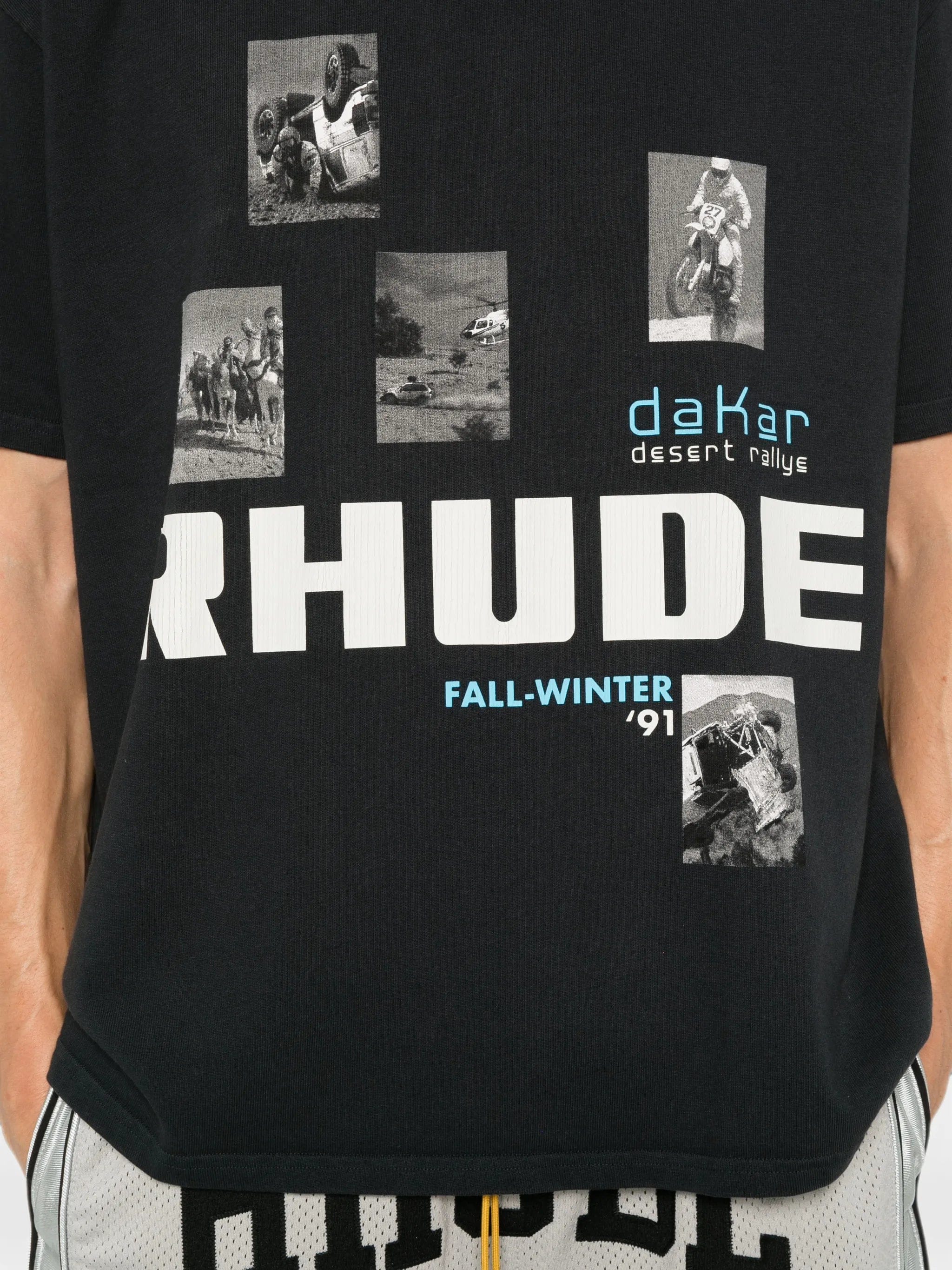 RHUDE logo - print graphic - print T - shirt