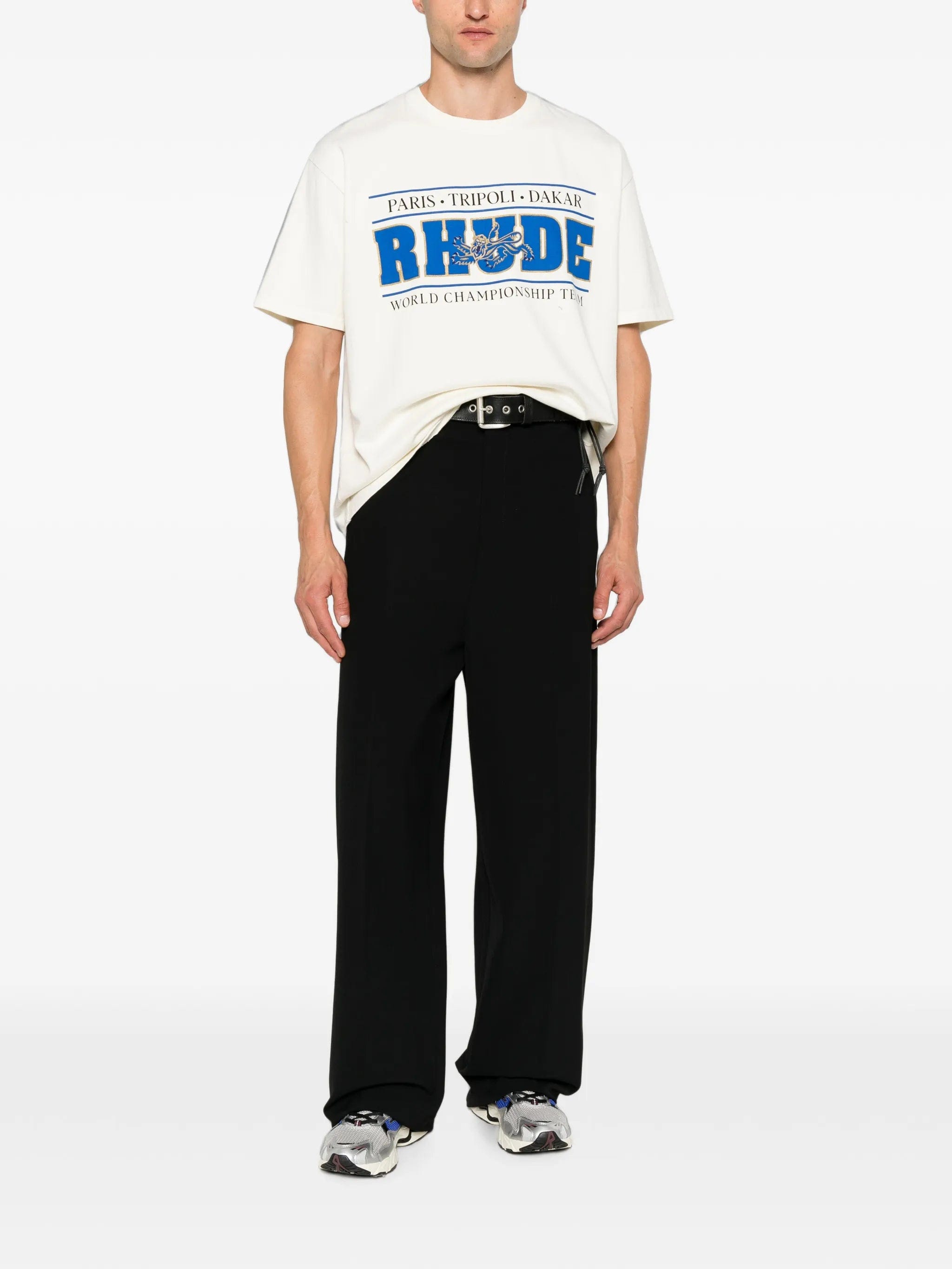 RHUDE logo - print T - shirt