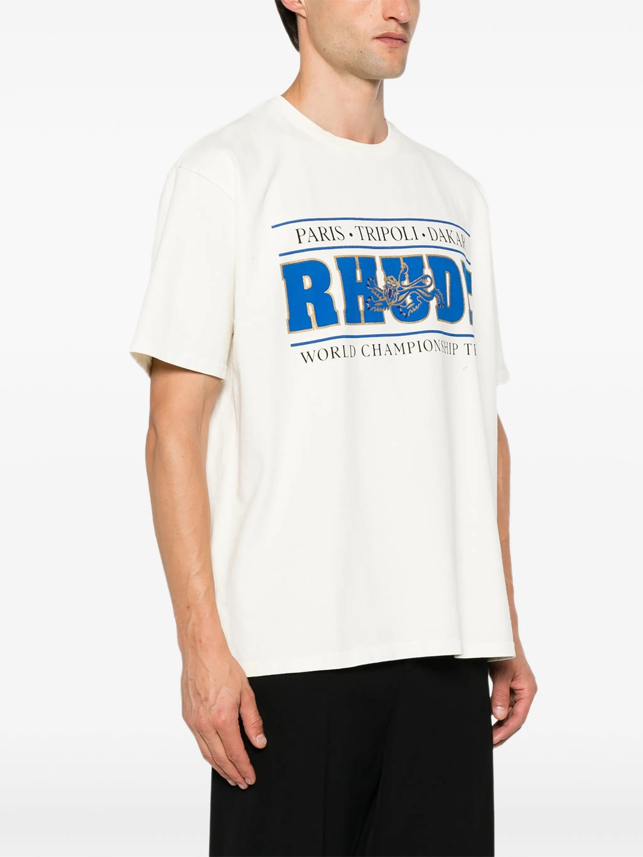 RHUDE logo - print T - shirt