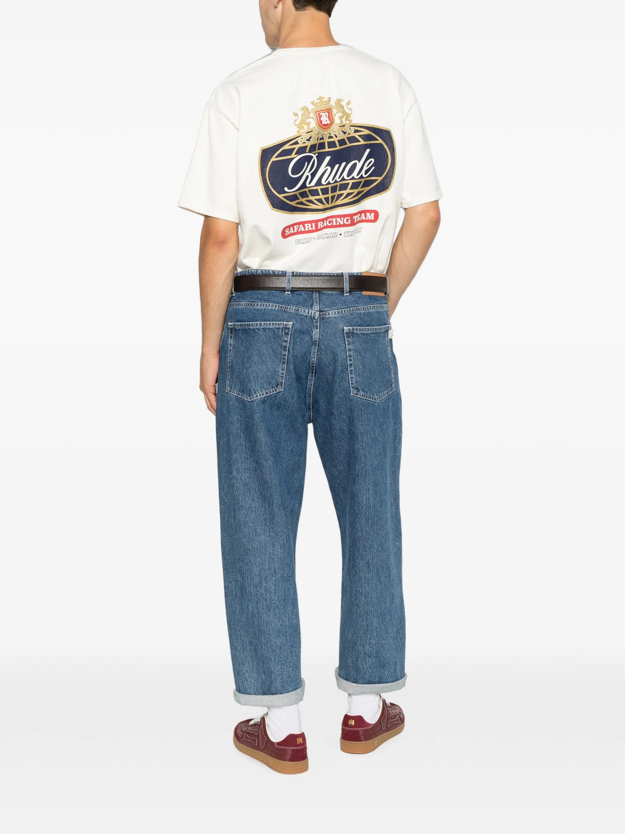 RHUDE Safari Crest short - sleeve T - shirt
