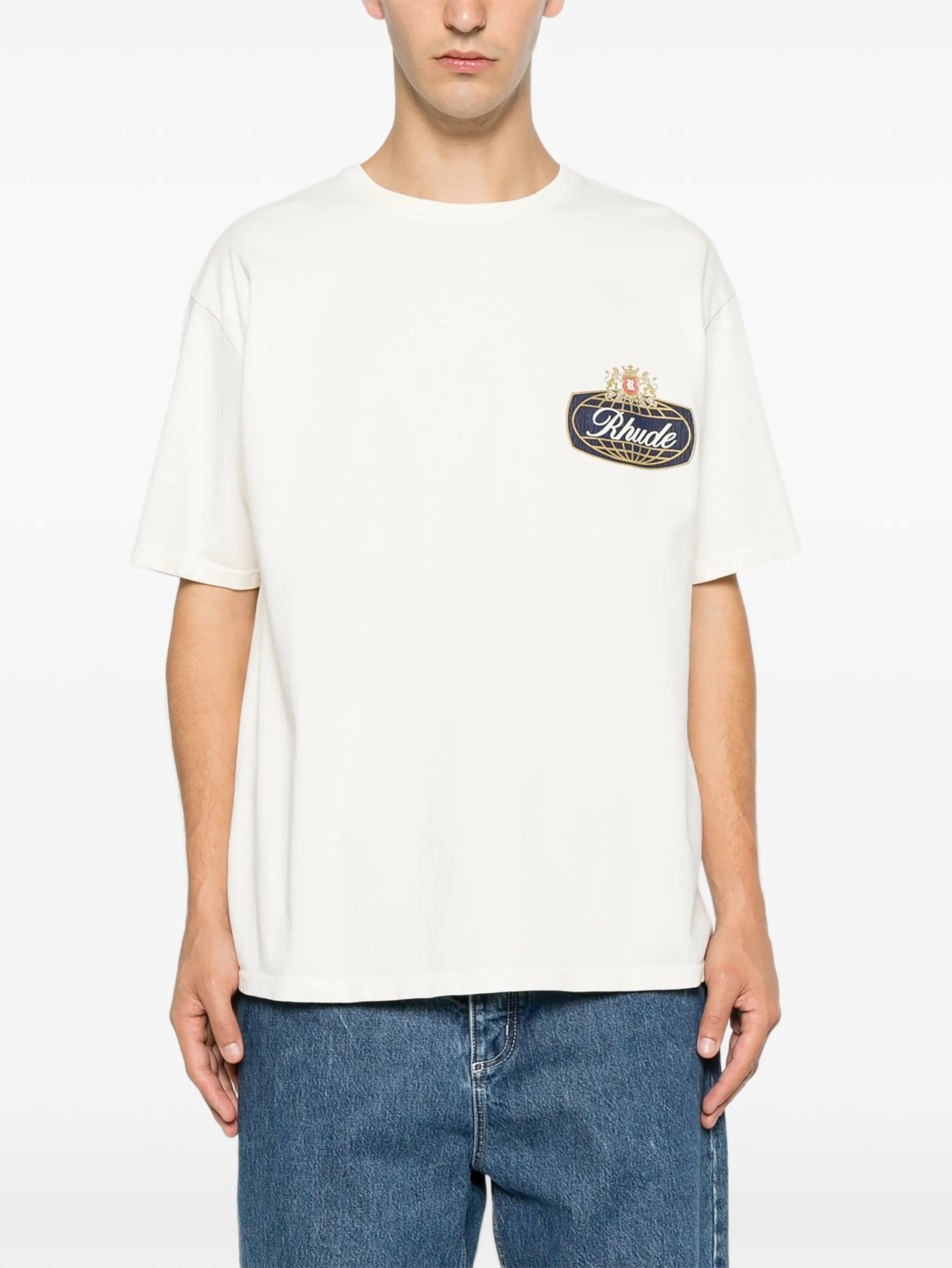 RHUDE Safari Crest short - sleeve T - shirt