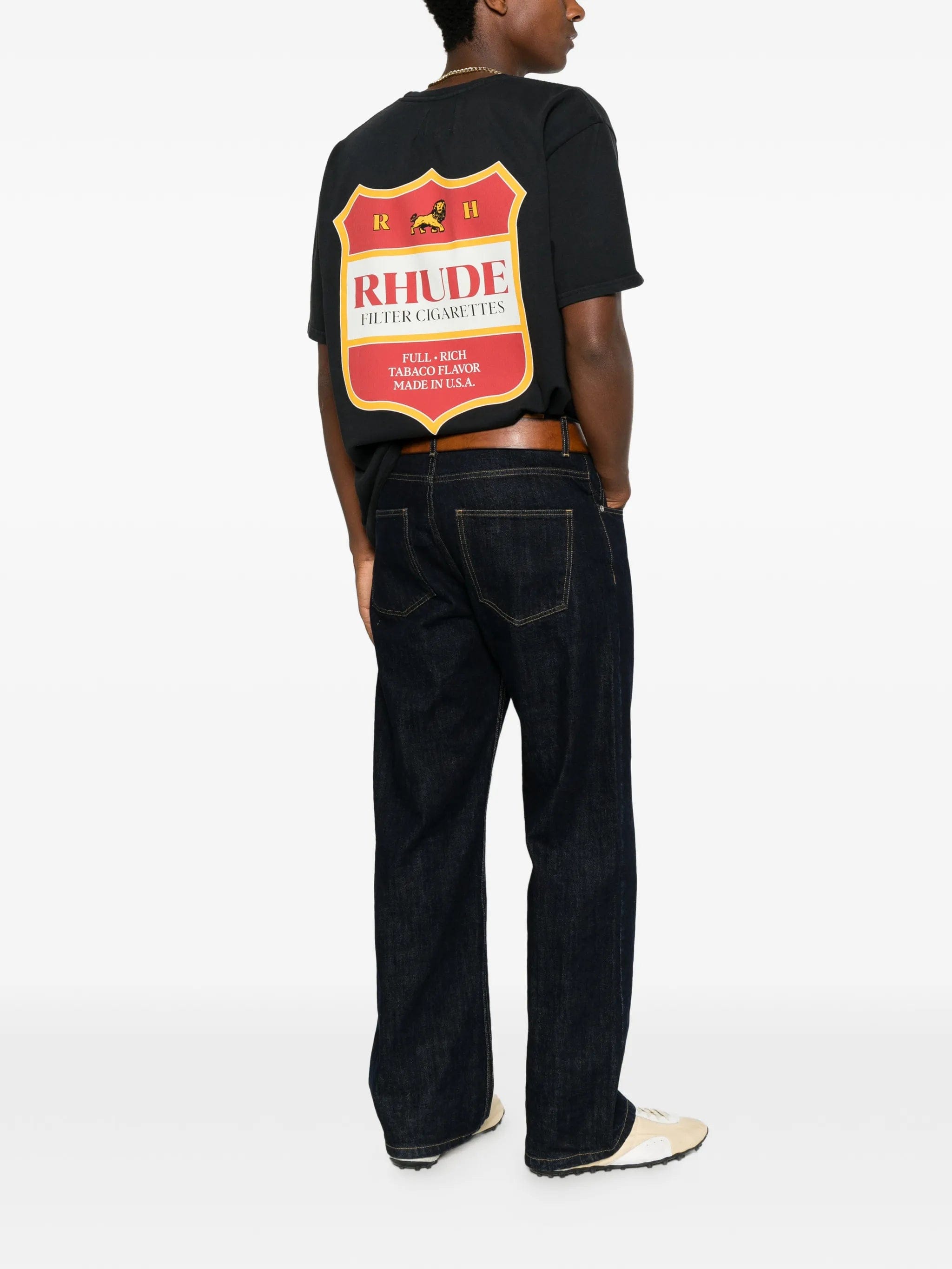 RHUDE logo - print short - sleeve T - shirt