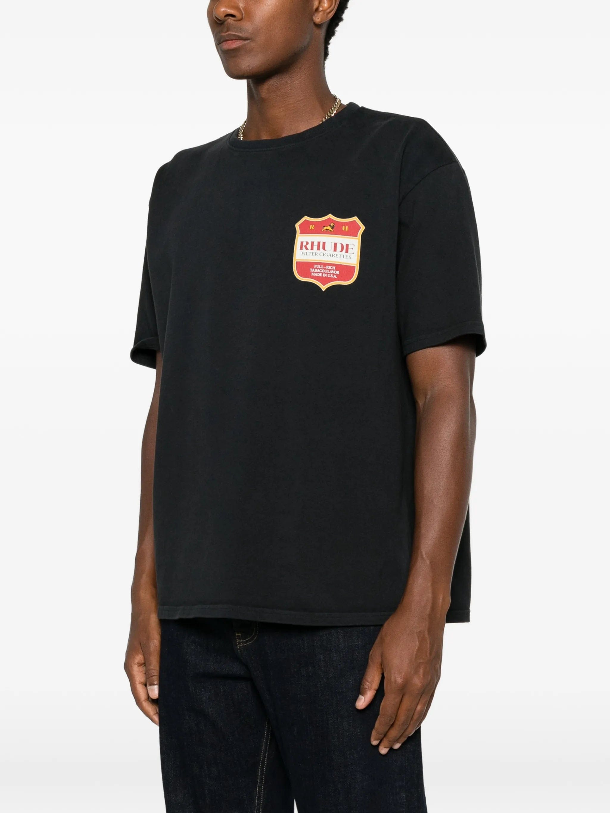RHUDE logo - print short - sleeve T - shirt
