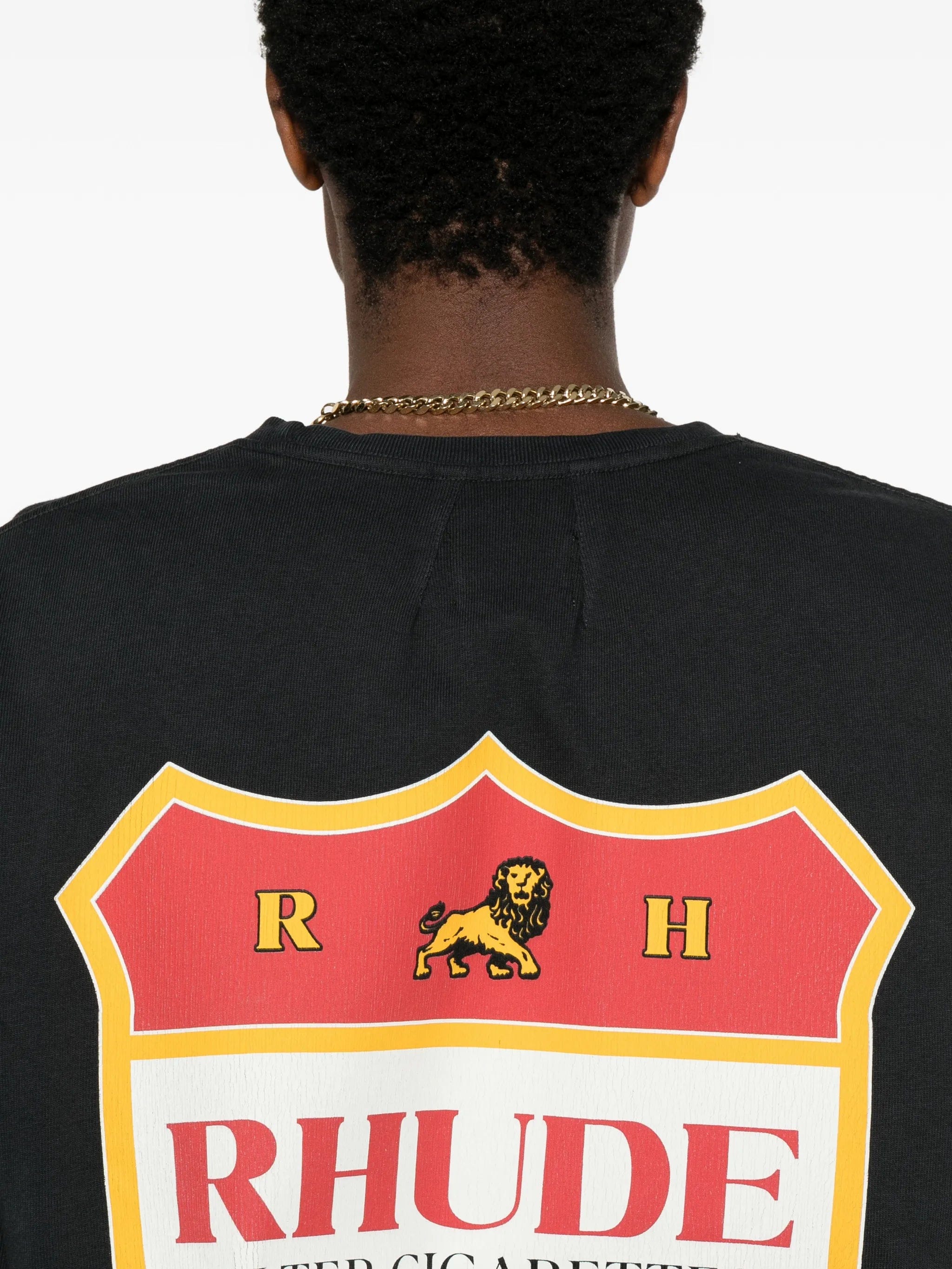 RHUDE logo - print short - sleeve T - shirt