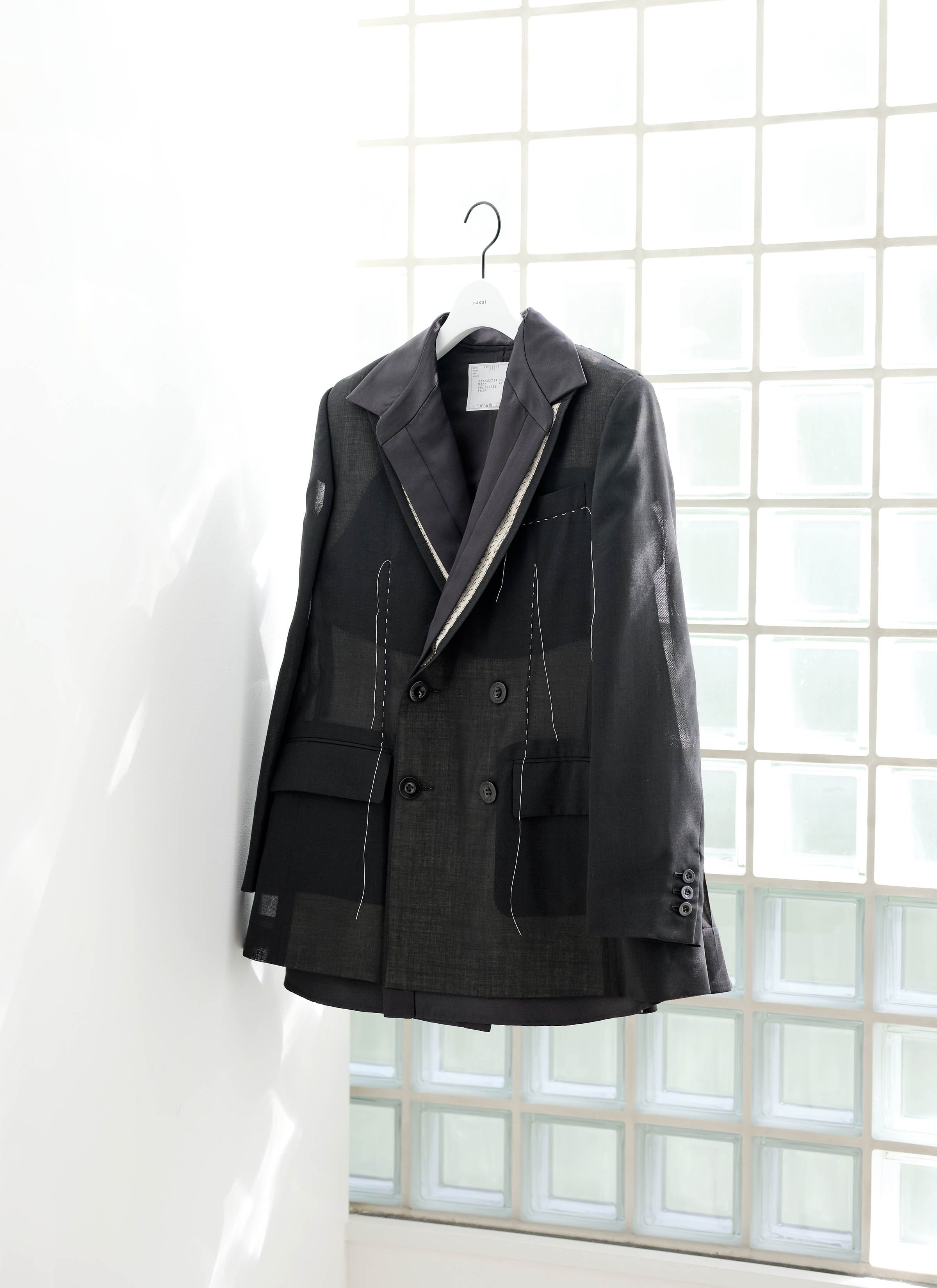 Sacai Wool Organza Jacket