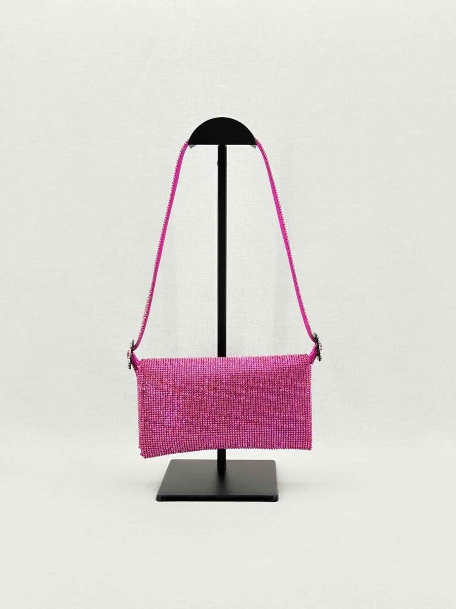 Benedetta Bruzziches Vittissima Fuchsia Shoulder Bag