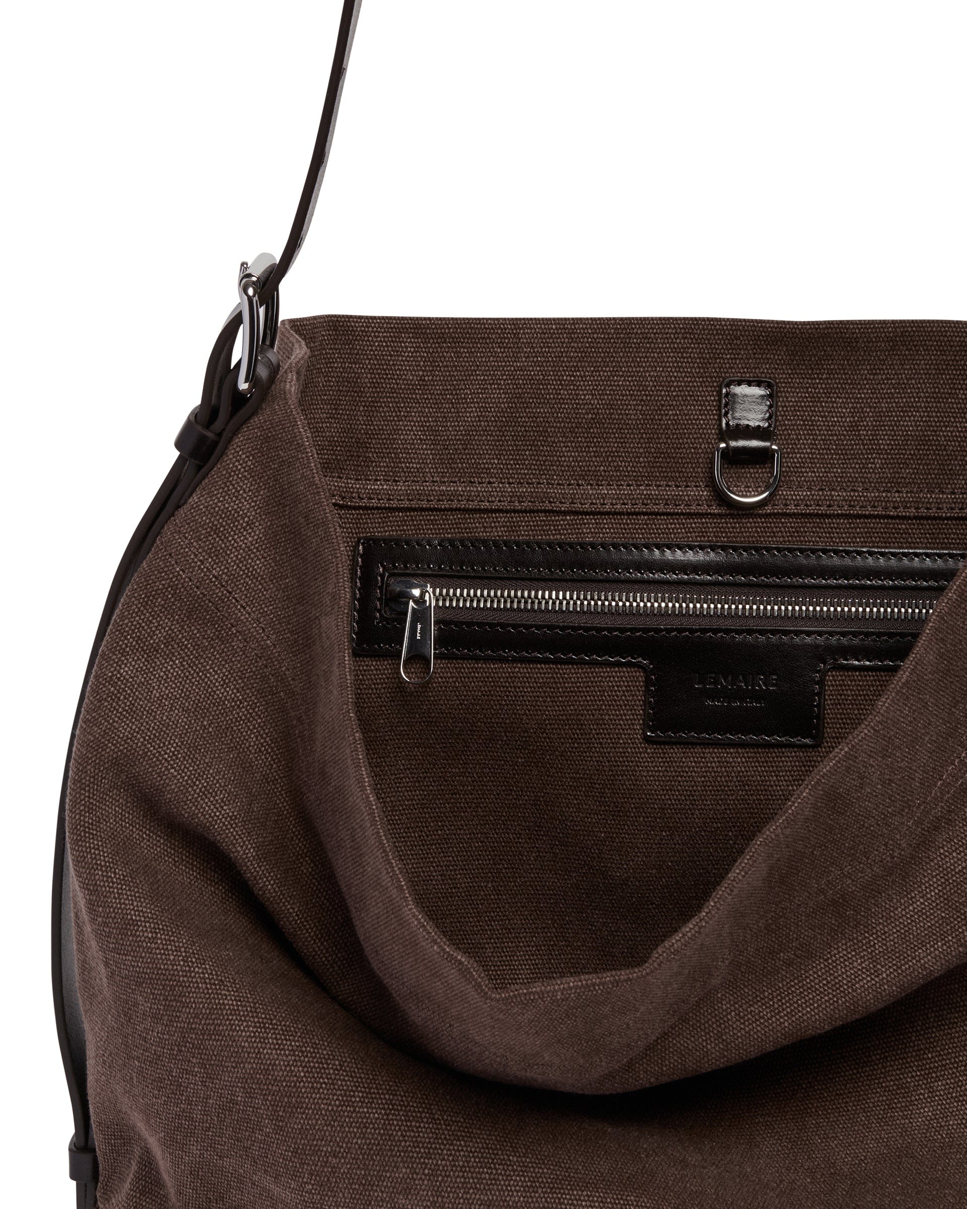 Lemaire Borsa Belted In Canvas Marrone