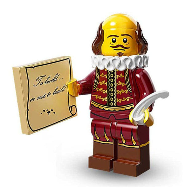 LEGO MINIFIG William Shakespeare, The LEGO Movie coltlm - 8